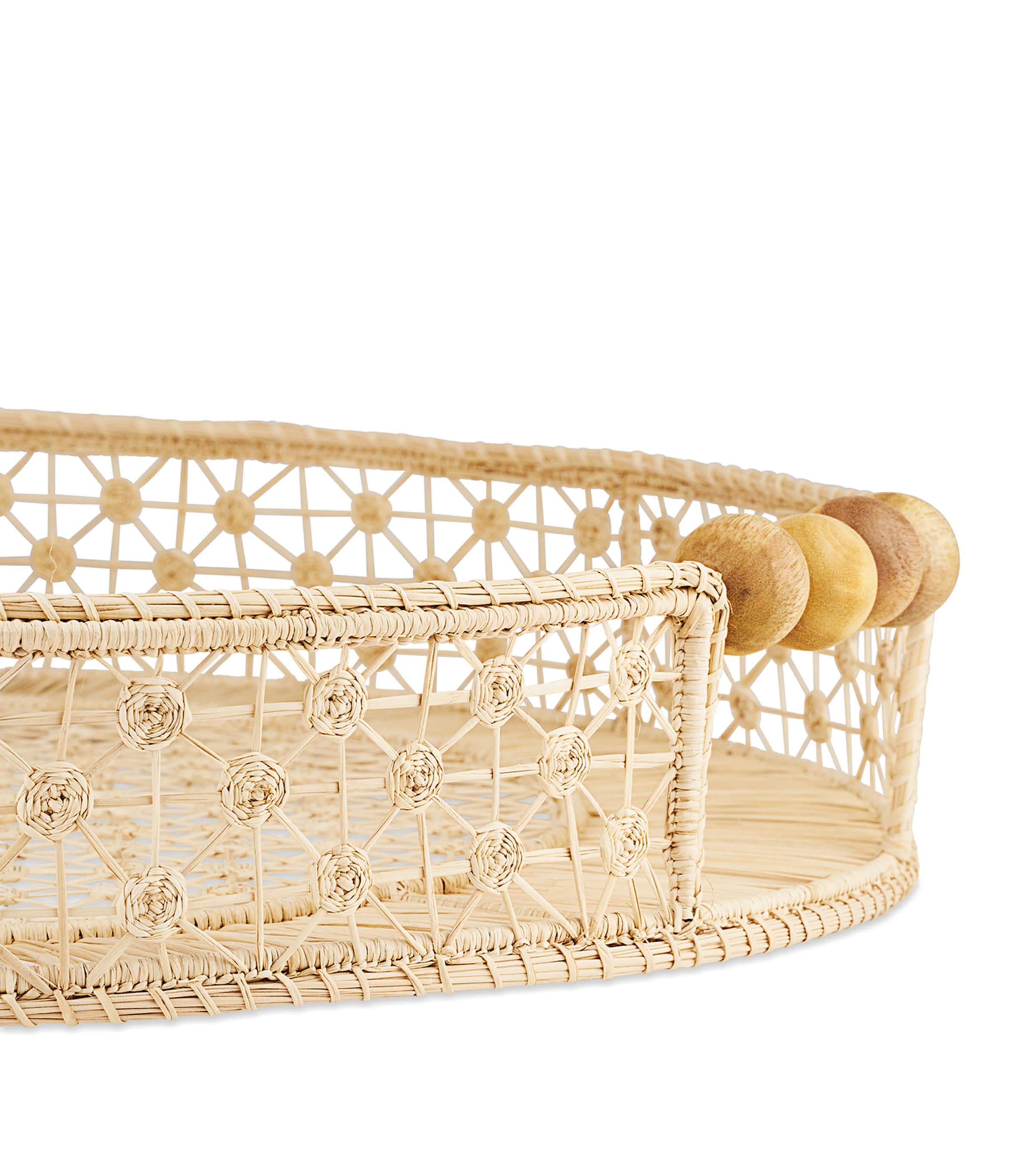 Large Woven Baru Tray NATURAL Image 5