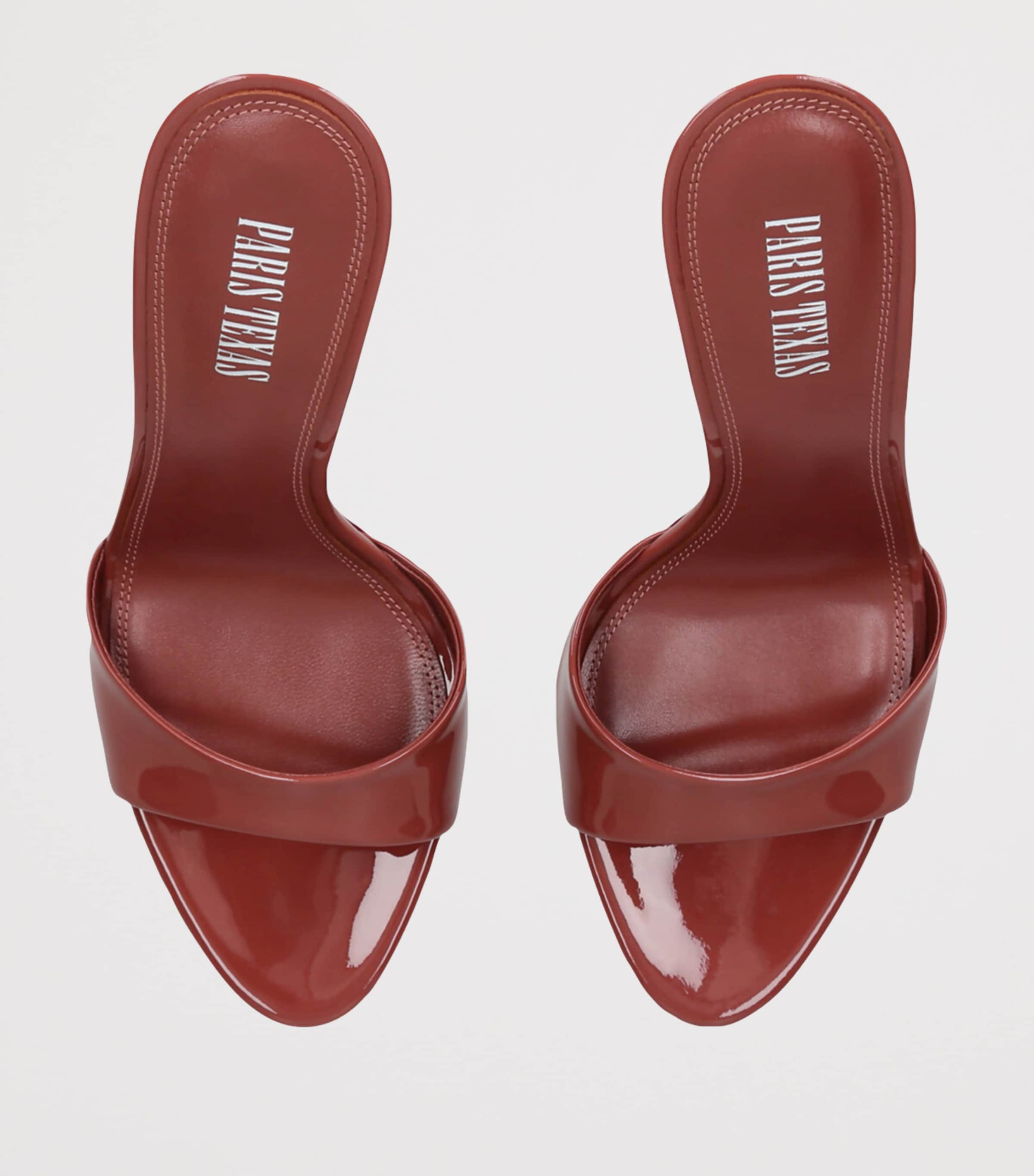Paris Texas Patent Leather Lidia Mules 105 Rust Image 4
