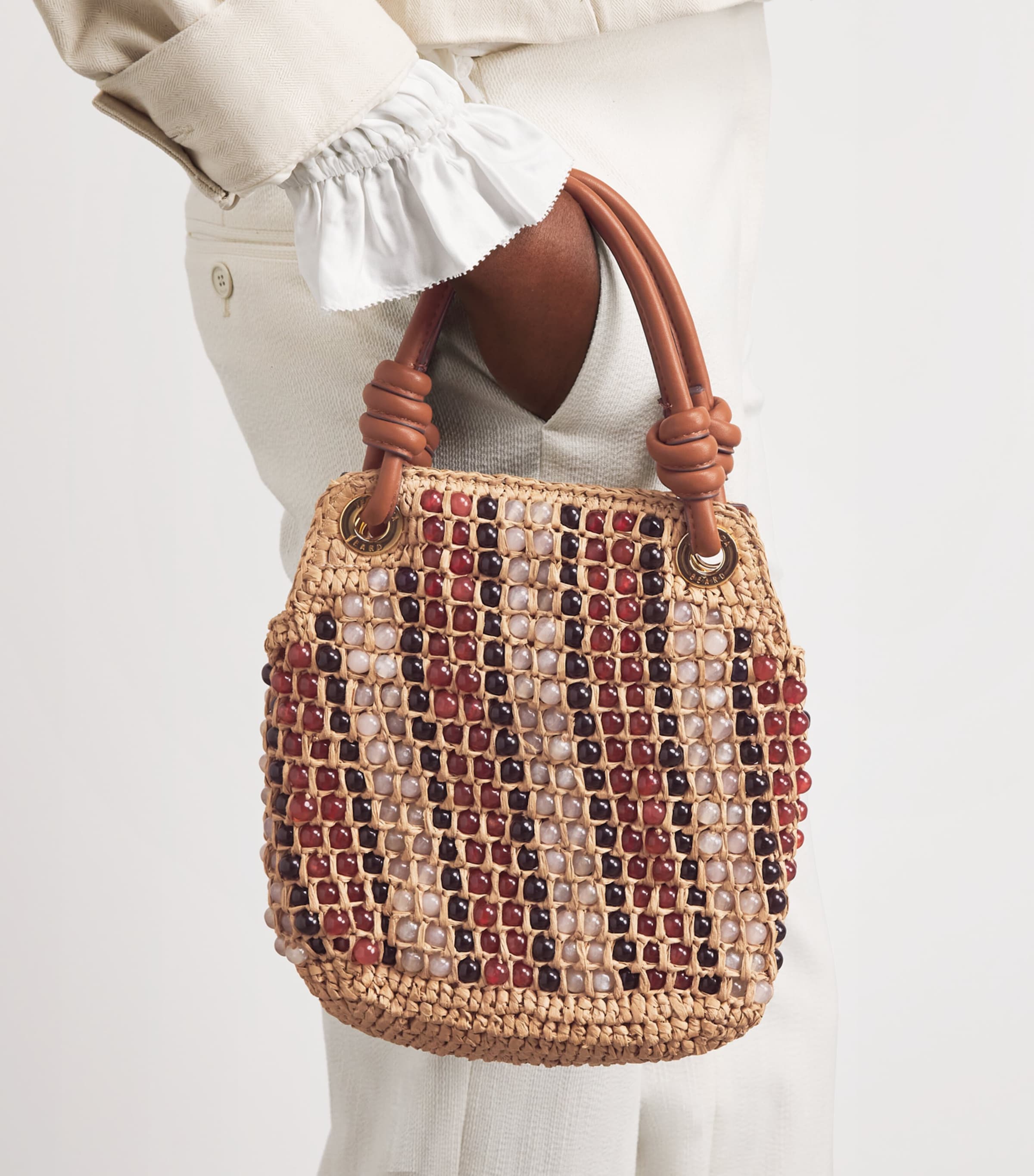 Veronica Beard Small Beaded Slouch Bag Multi Image 2