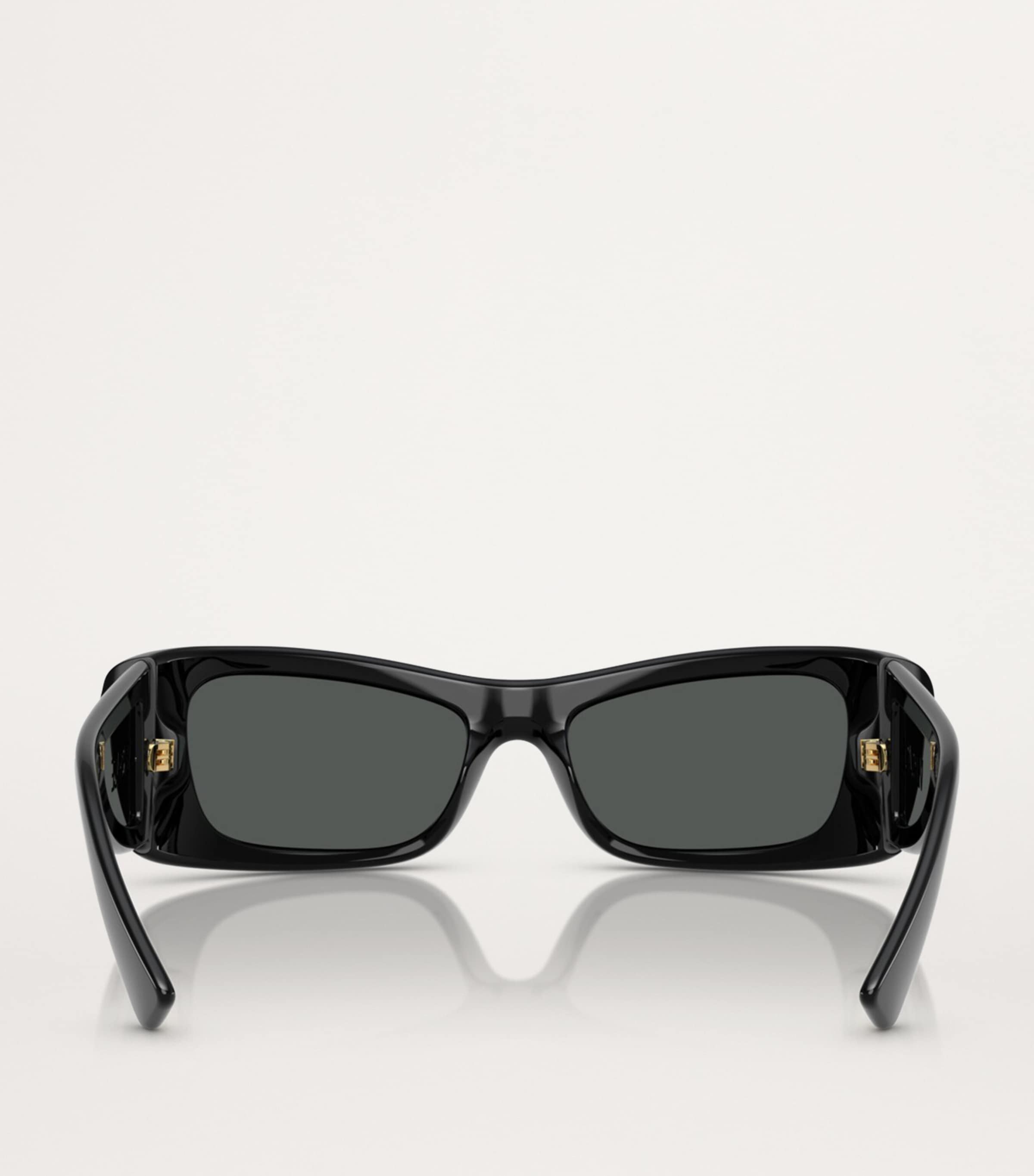 Versace Acetate Rectangular Sunglasses Image 4