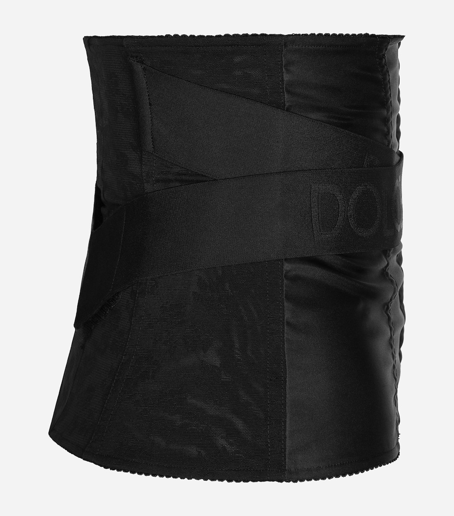 Dolce&Gabbana Corset Belt Black Image 3
