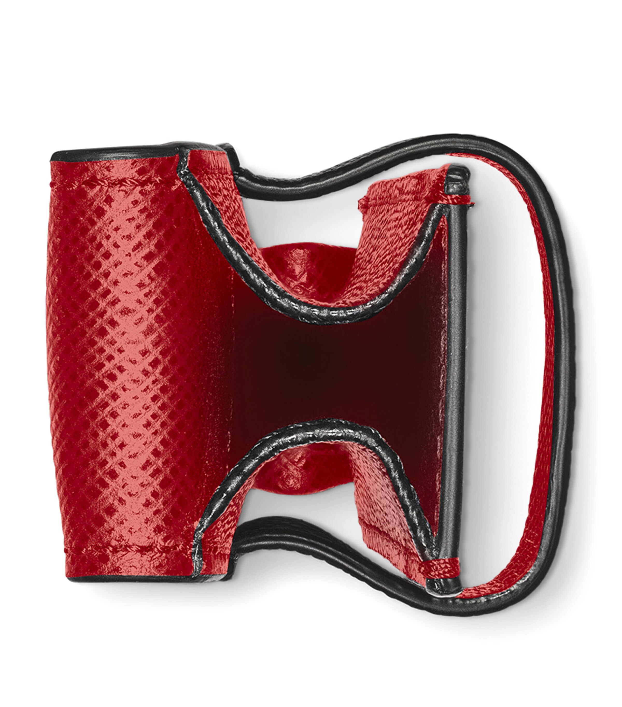 Leather Sartorial Single Pen Pouch RED Image 3