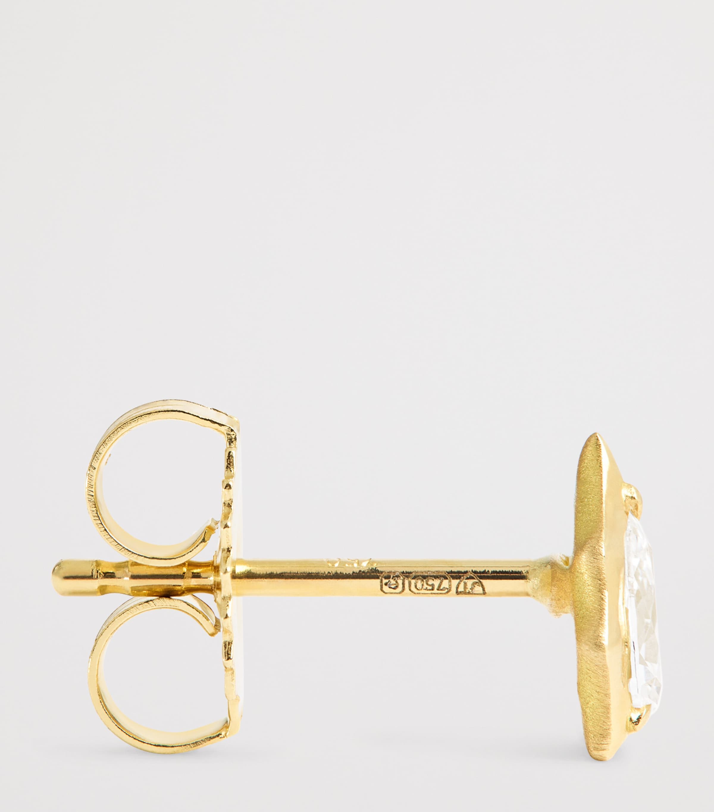 Jade Trau Yellow Gold and Diamond Envoy Stud Earrings Yellow Gold Image 4