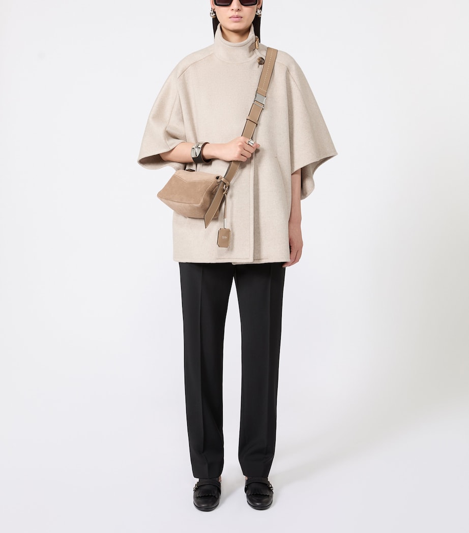 Max Mara Womens Cashmere Cape Stone Image 2