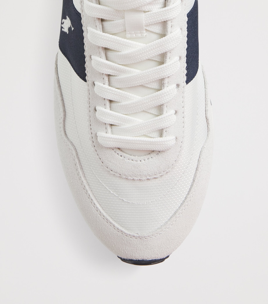 Polo Ralph Lauren Suede Train 89 Sneakers Hntr Nvy/dckwash Wht Image 6
