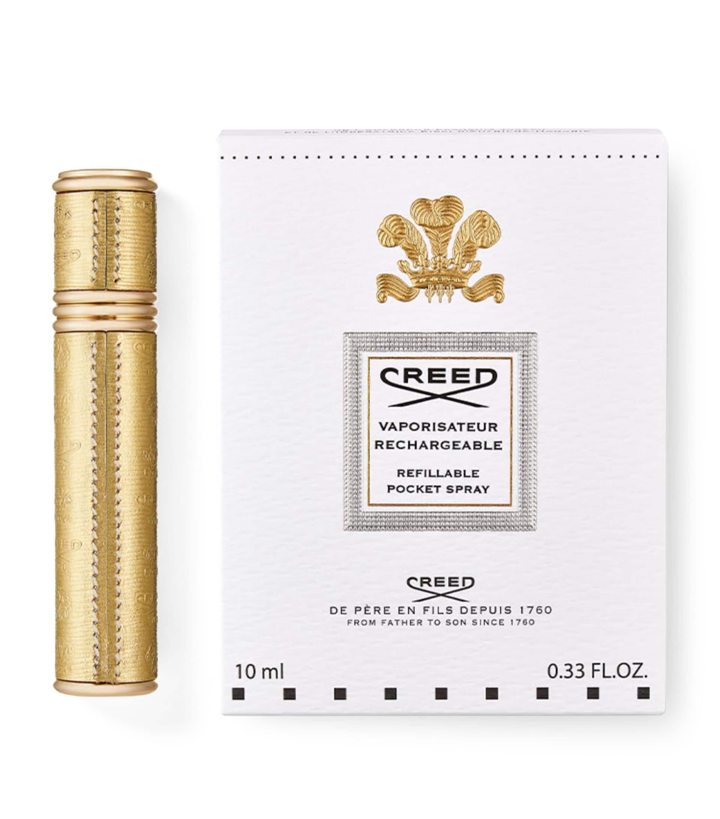 Refillable Travel Atomiser (10ml) - Gold NO COLOUR Image 4