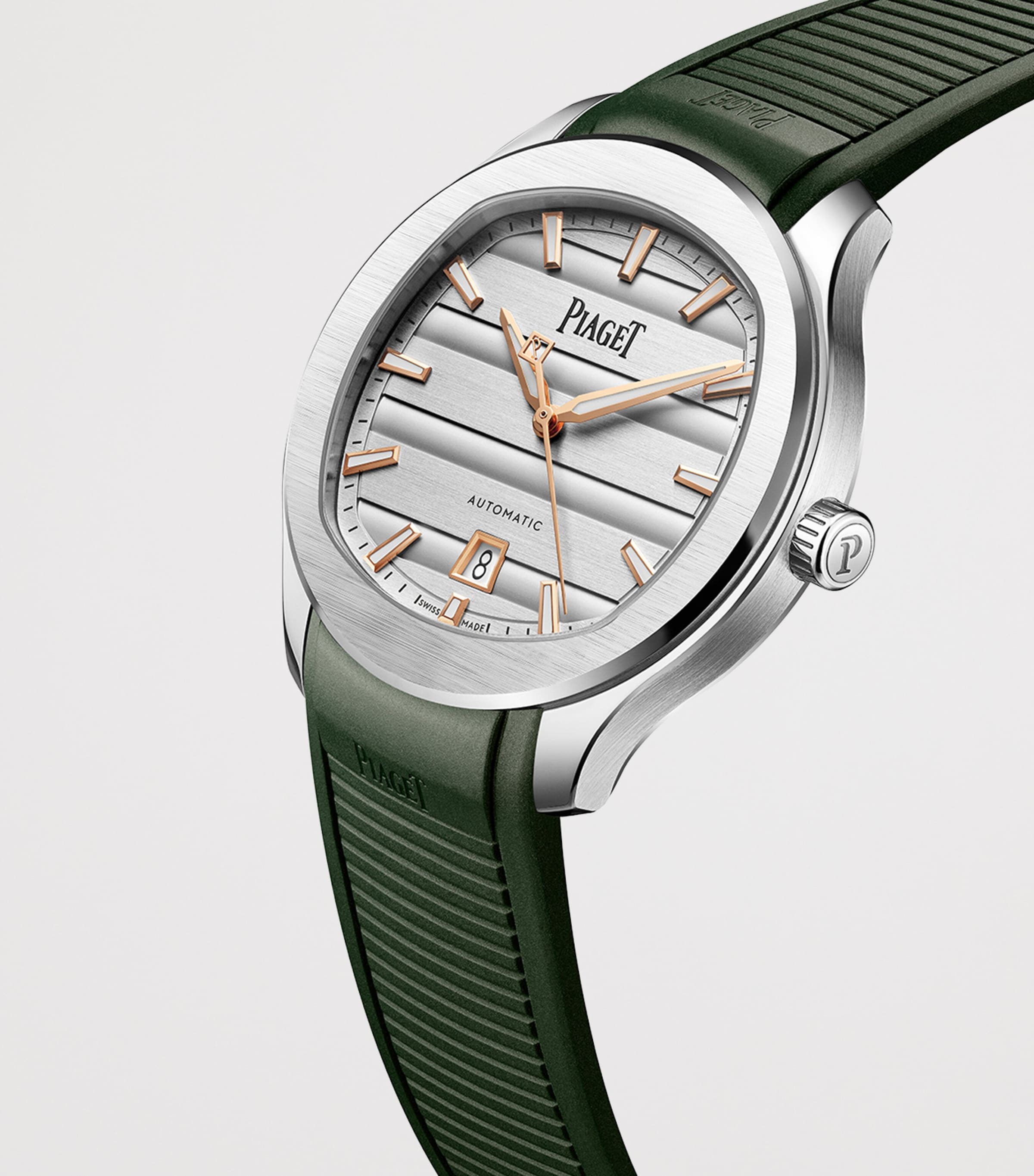 Piaget Stainless Steel Polo Signature Date Watch 36mm Steel Image 3
