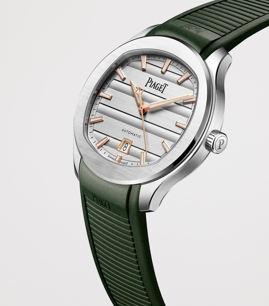 Piaget Stainless Steel Polo Signature Date Watch 36mm Steel Image 3