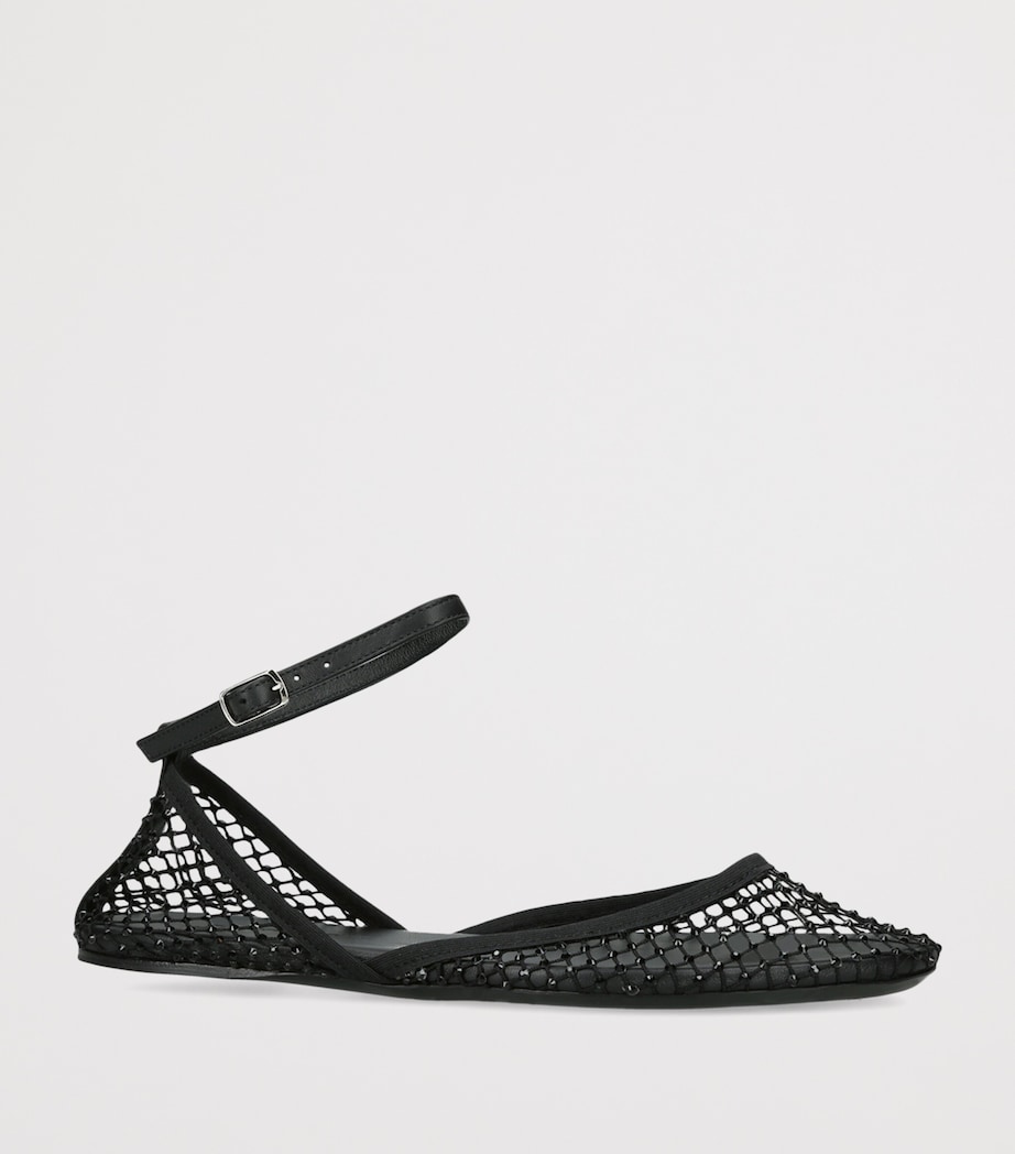 Christopher Esber Mesh Minette Ballet Flats Black Image 2