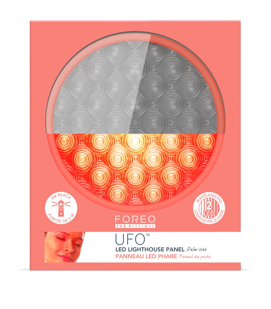 Foreo Palm-Size UFO LED Lighthouse Panel Peach Image 3