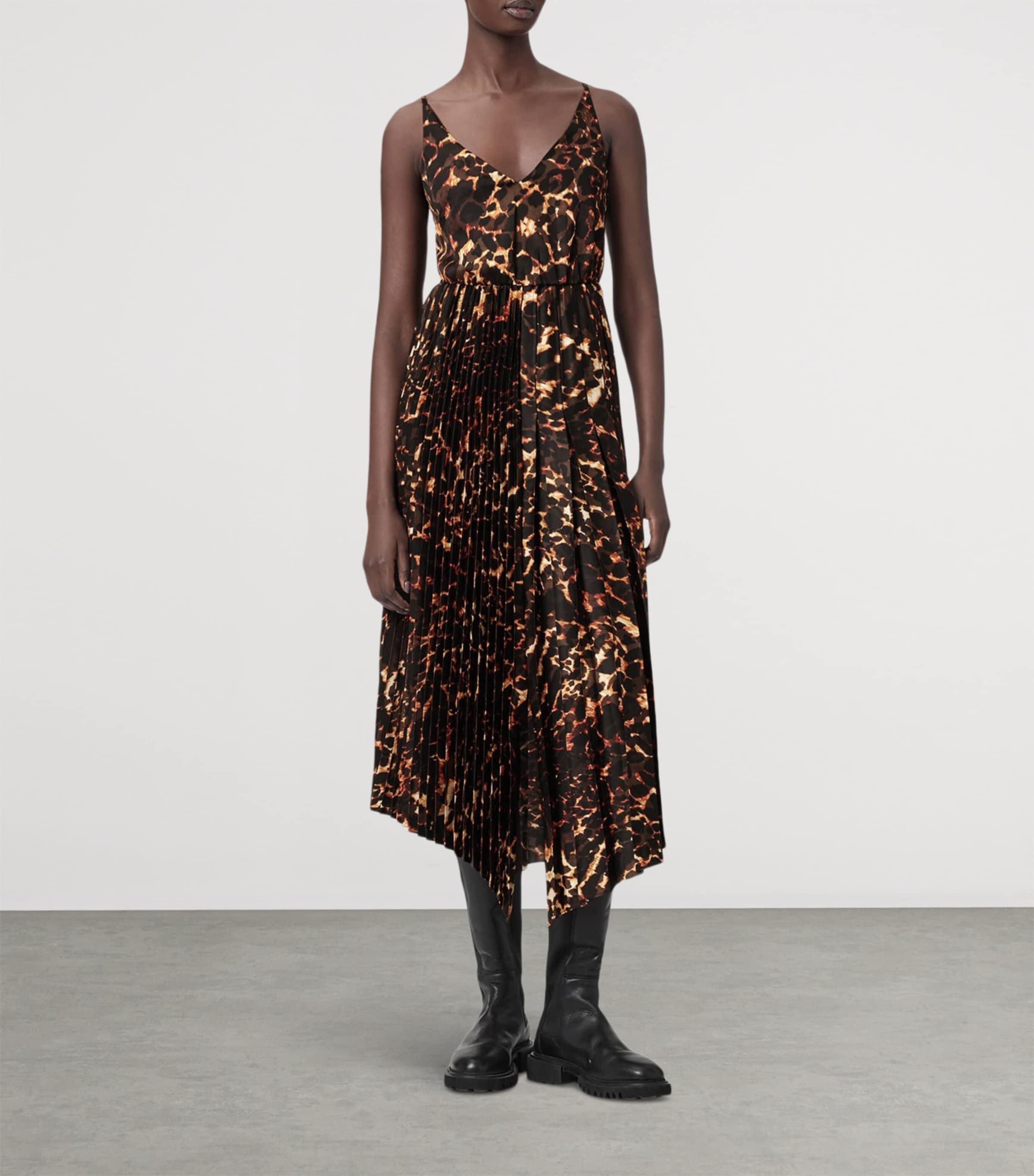 2-In-1 Jax Midi Dress BLACK/BITTER BROWN Image 2