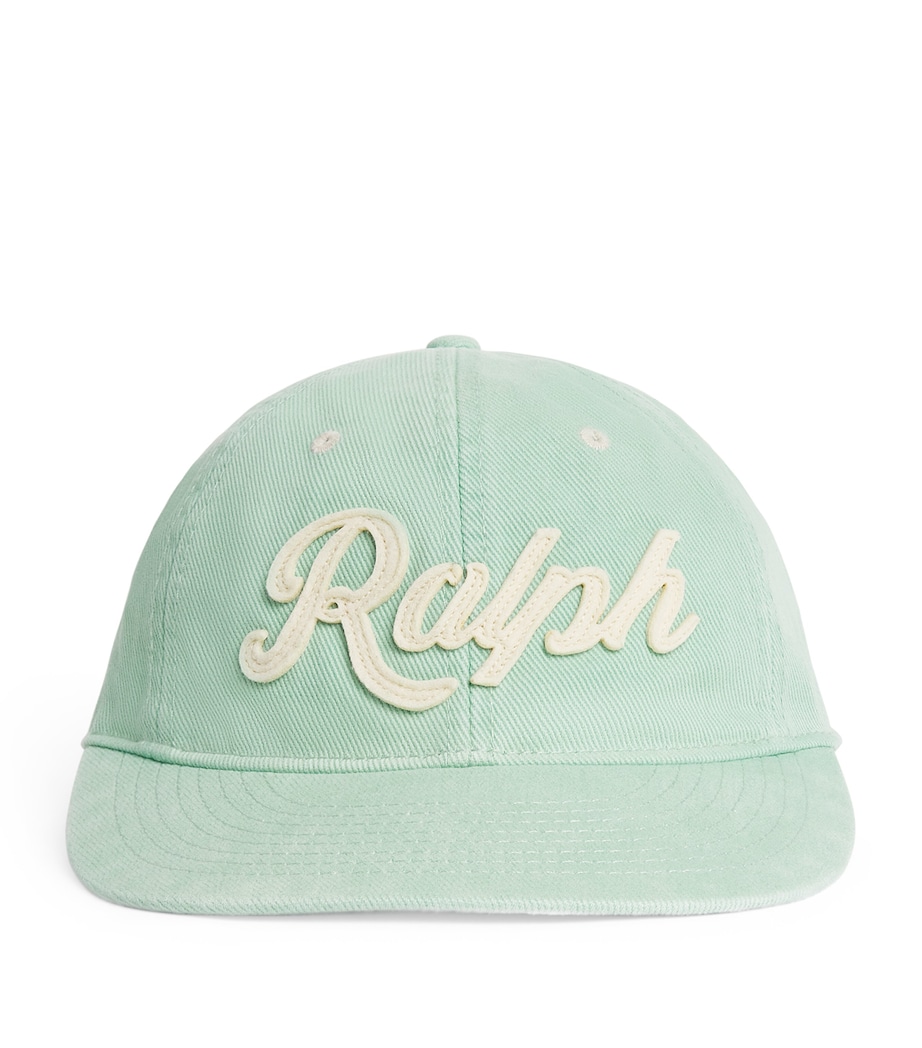 Twill Logo Baseball Cap GREEN Image 1