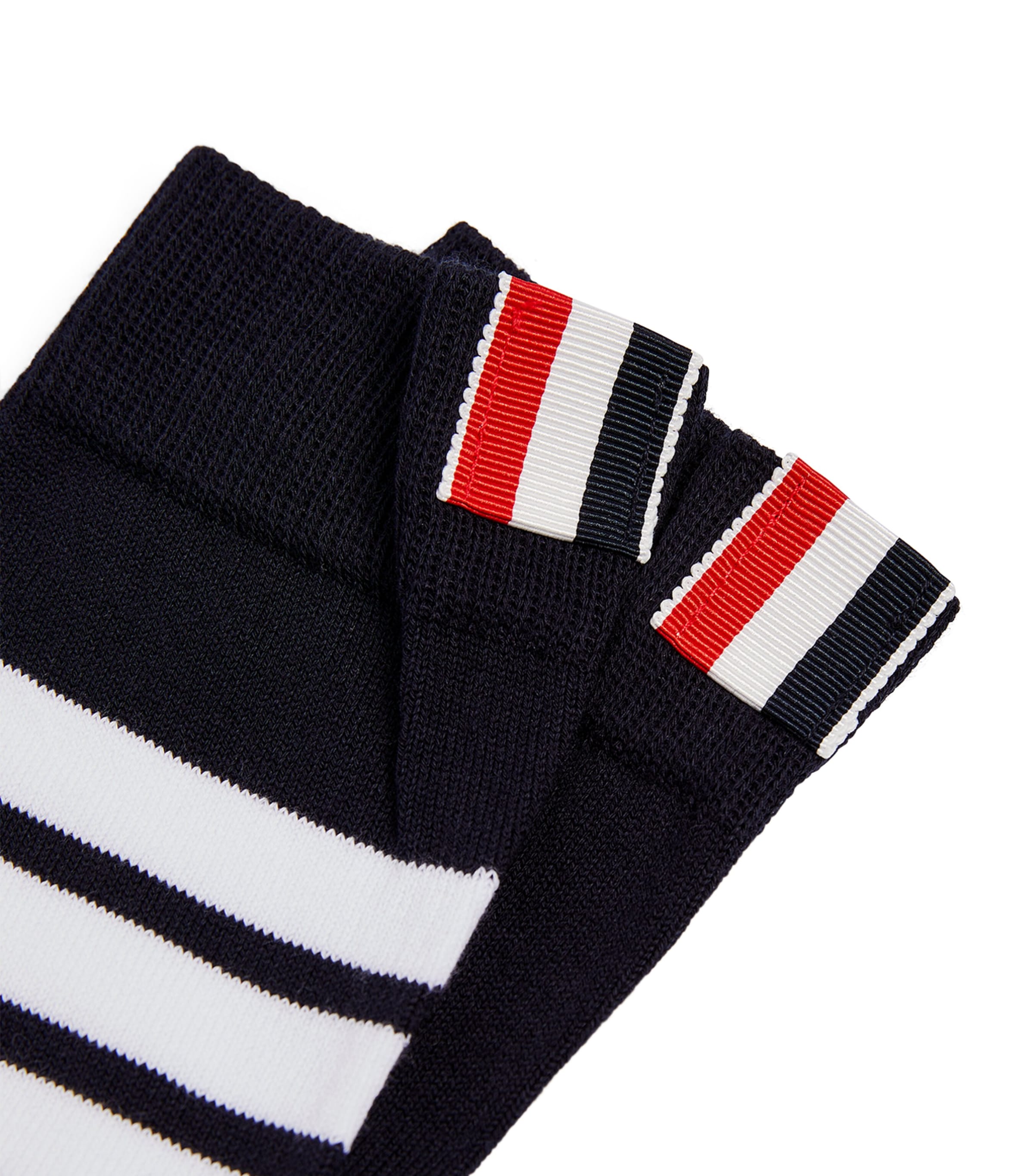 Thom Browne Kids 4-Bar Knee-High Socks | Harrods US