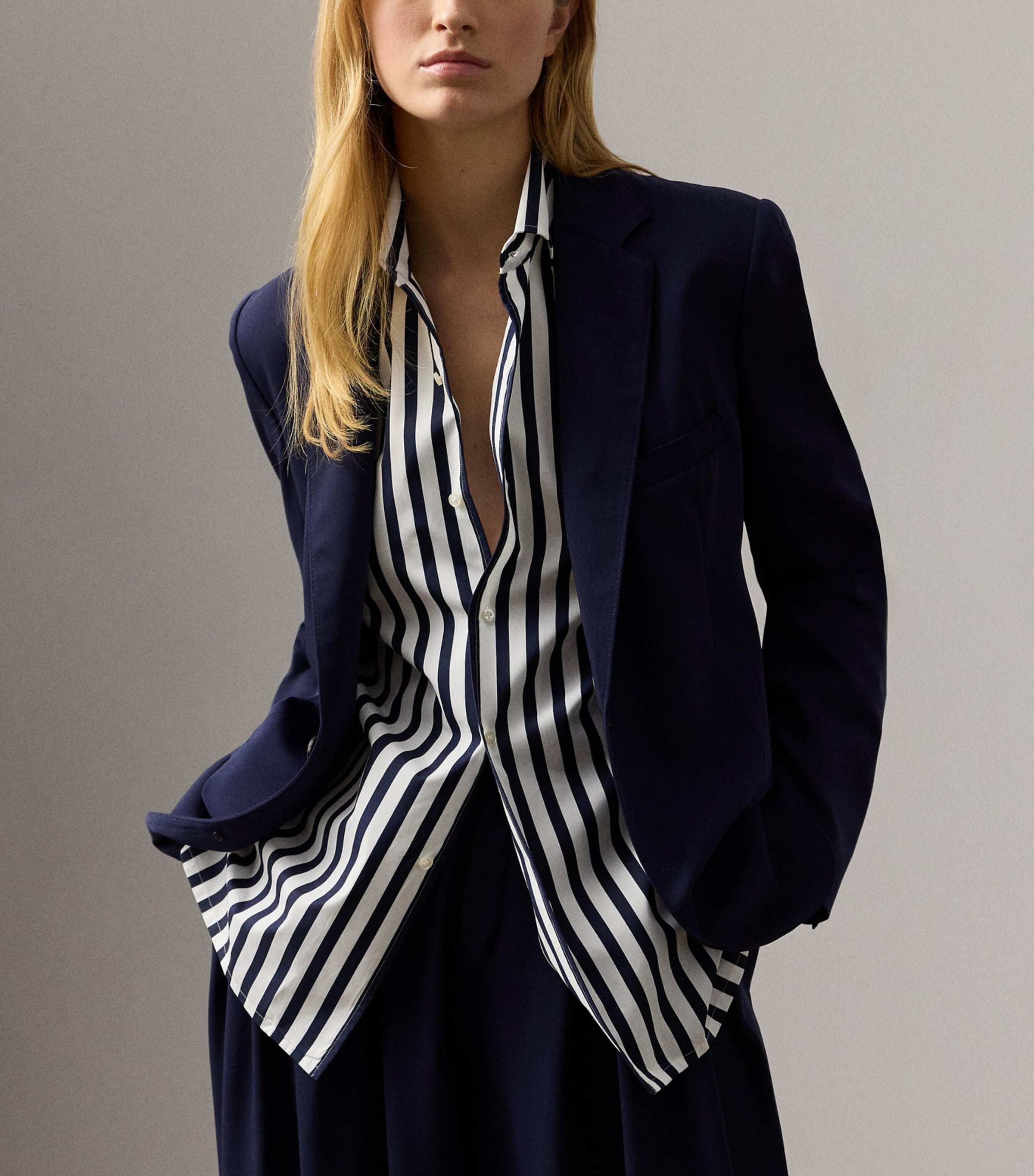 Wool Marcy Blazer NAVY-410 Image 4