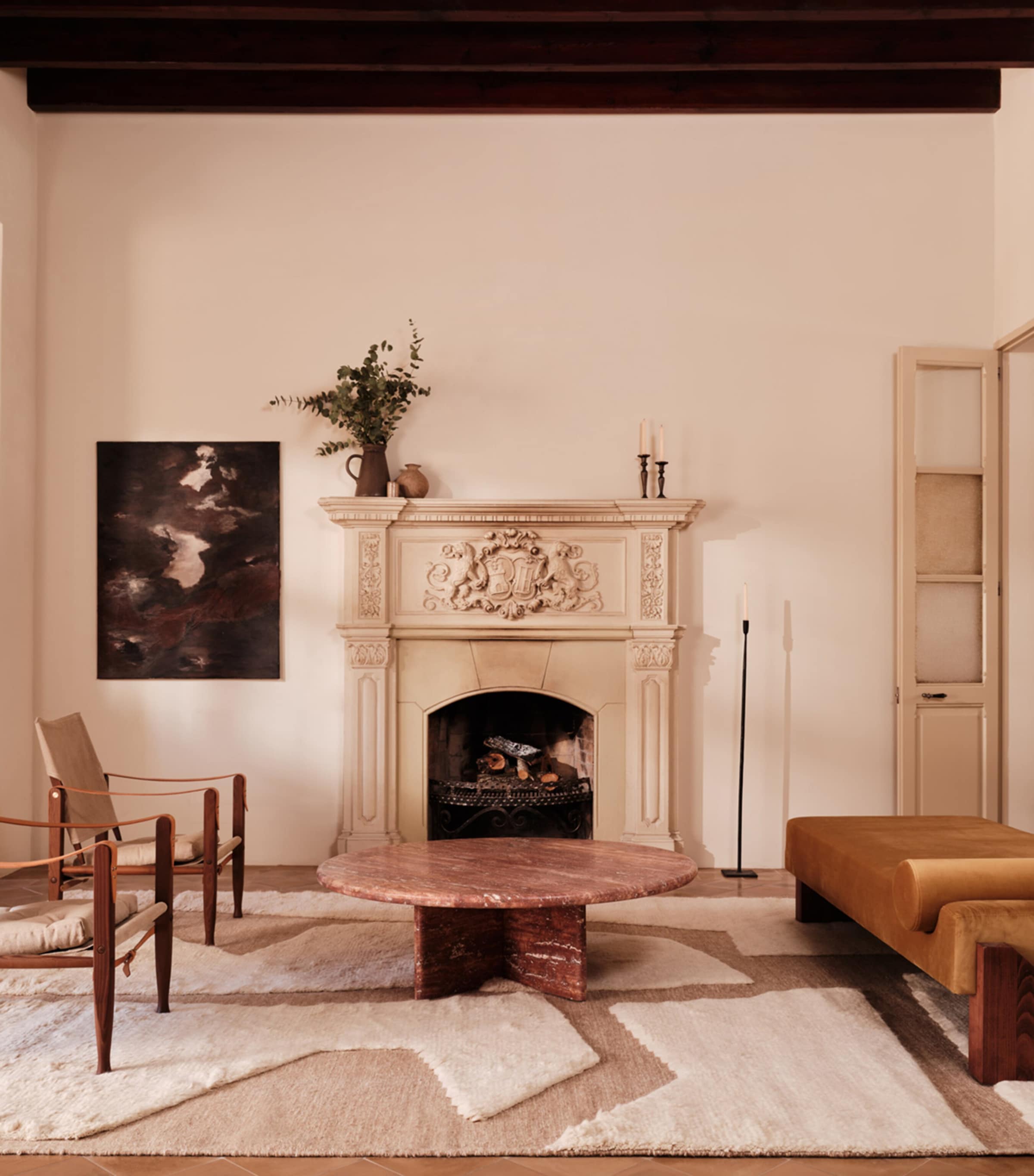 Wool Fossil Tan Rug (2.74m x 1.83m) NEUTRAL Image 3