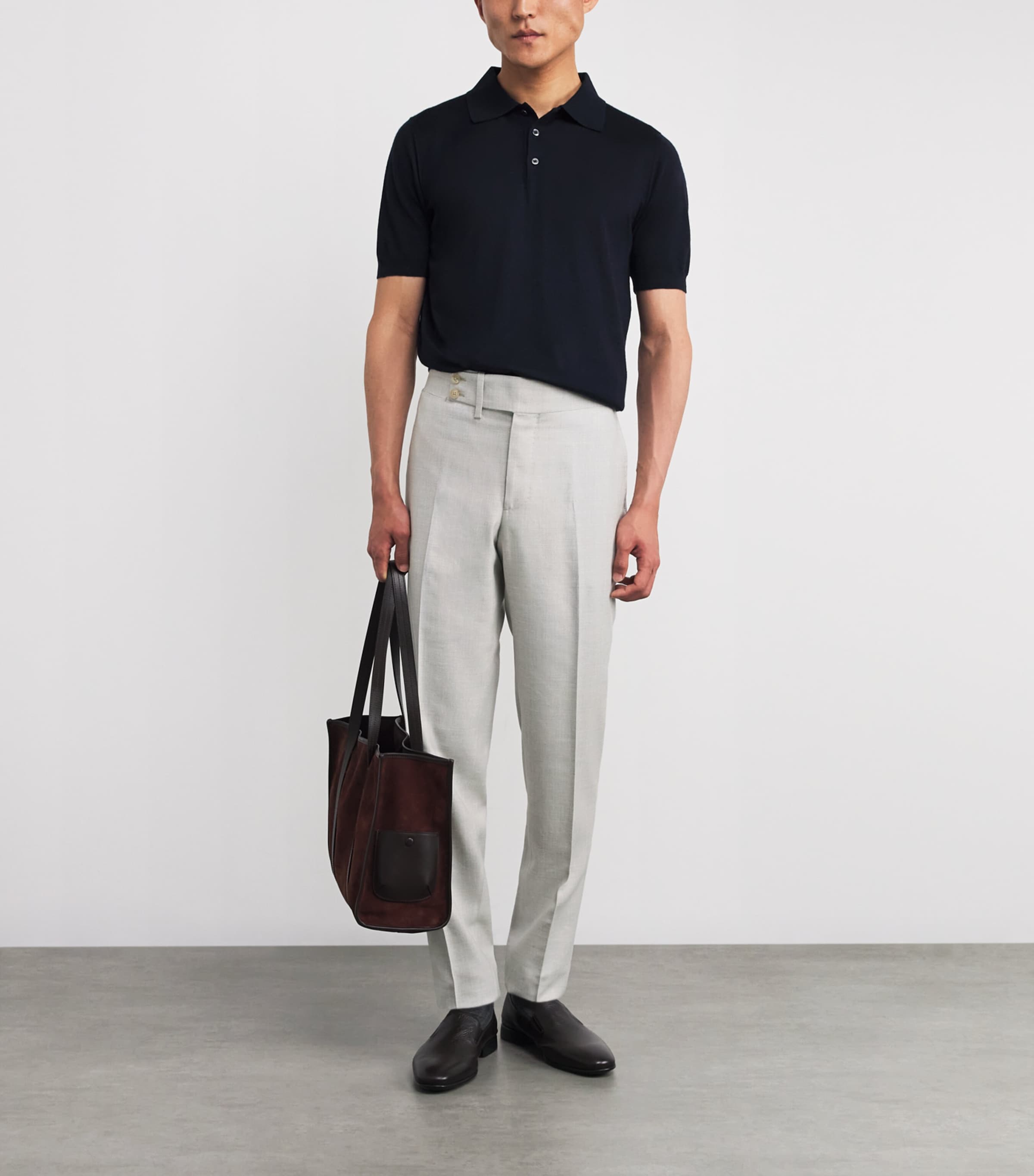 Wool-Silk-Linen Trousers 960 Image 2