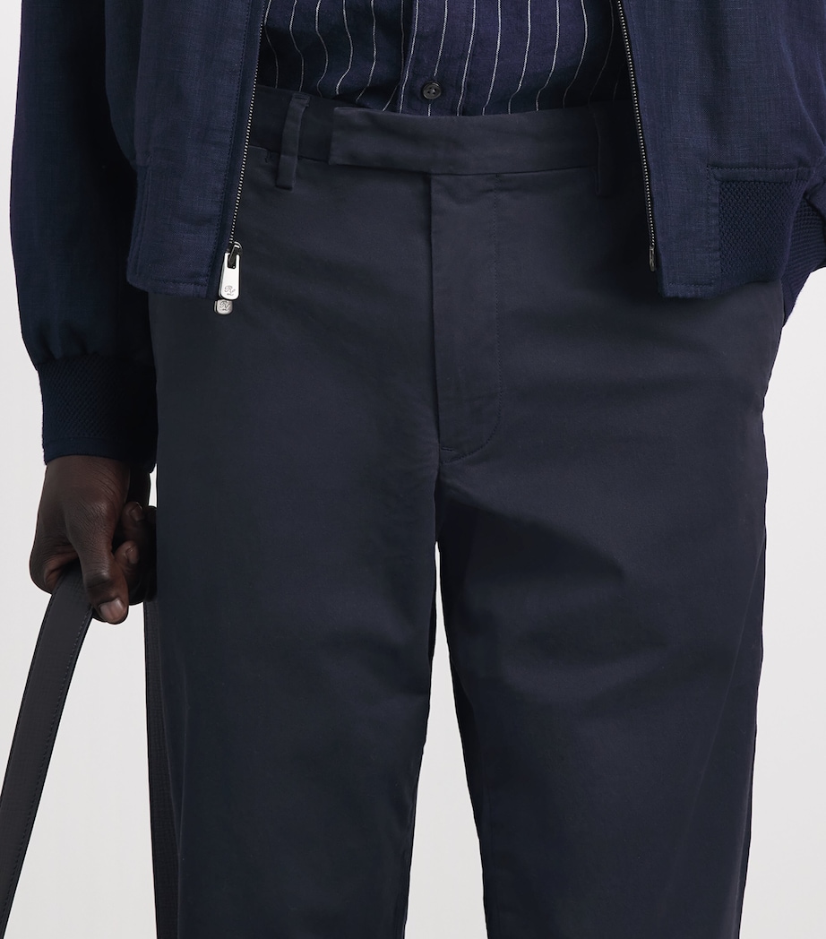 Polo Ralph Lauren Mens Stretch-Cotton Straight Chinos Navy Image 3