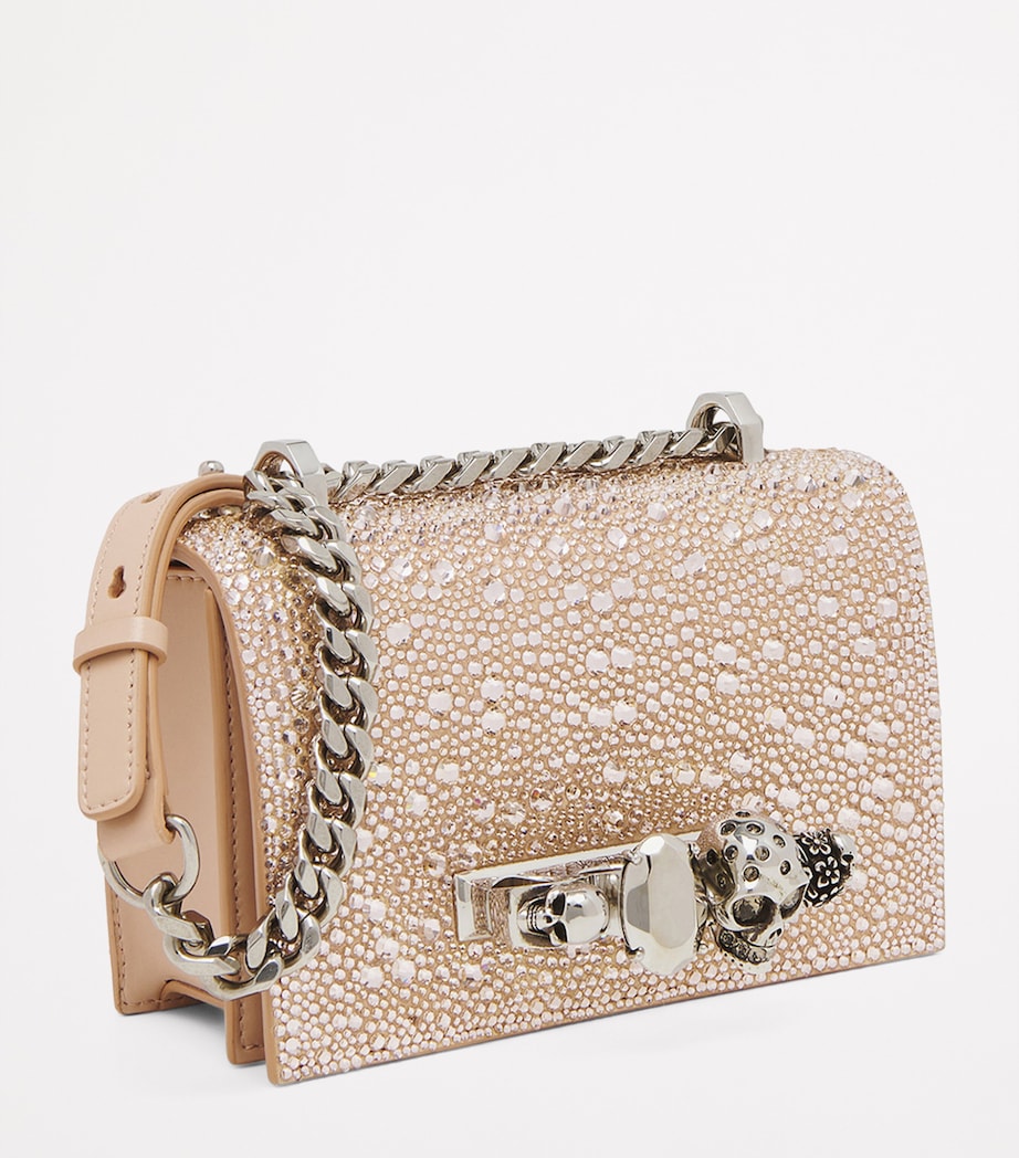 Mini Leather Jewelled Satchel 5000 Image 2