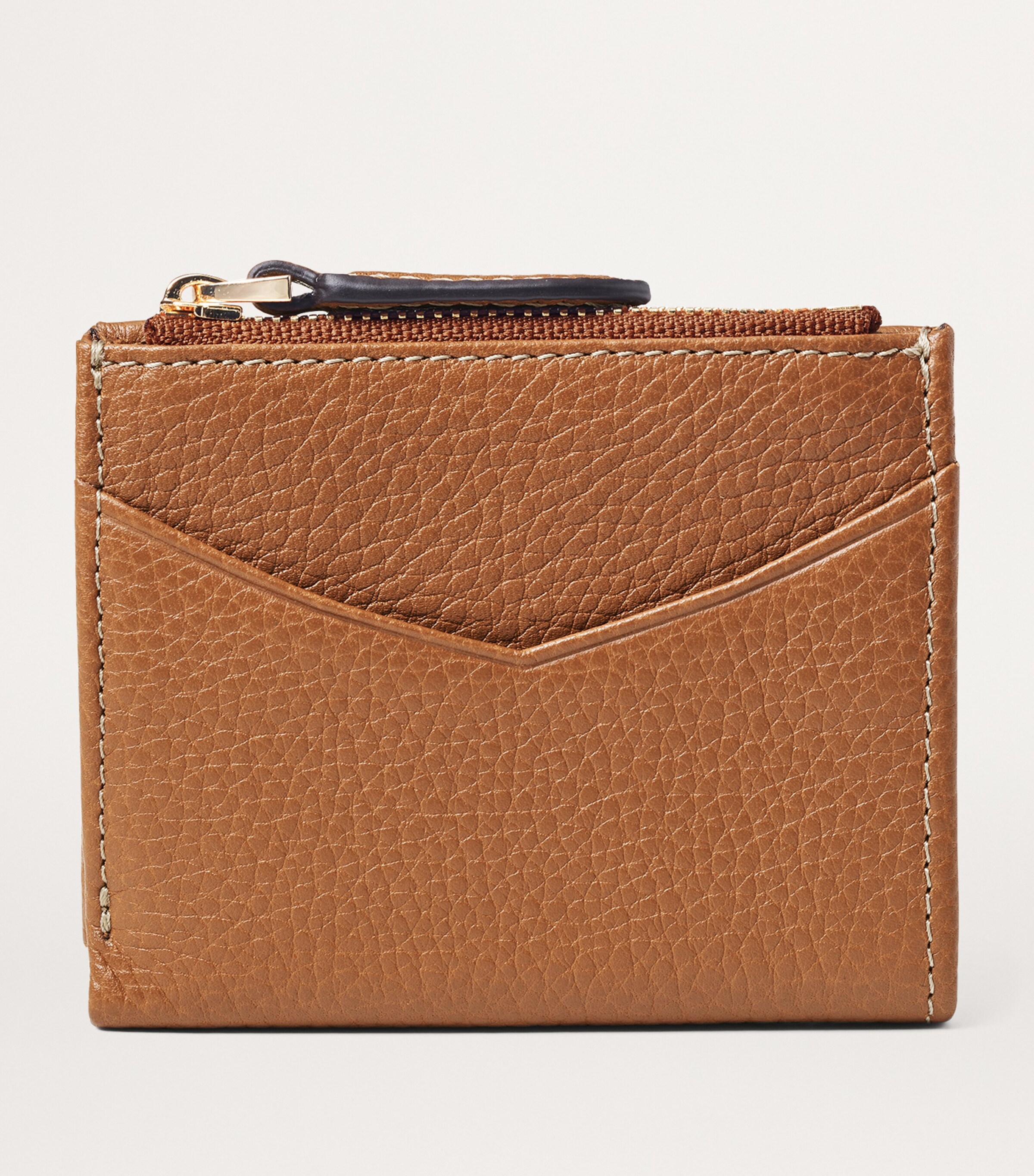 Aspinal Of London Leather Hudson Coin and Card Holder Tan Image 2