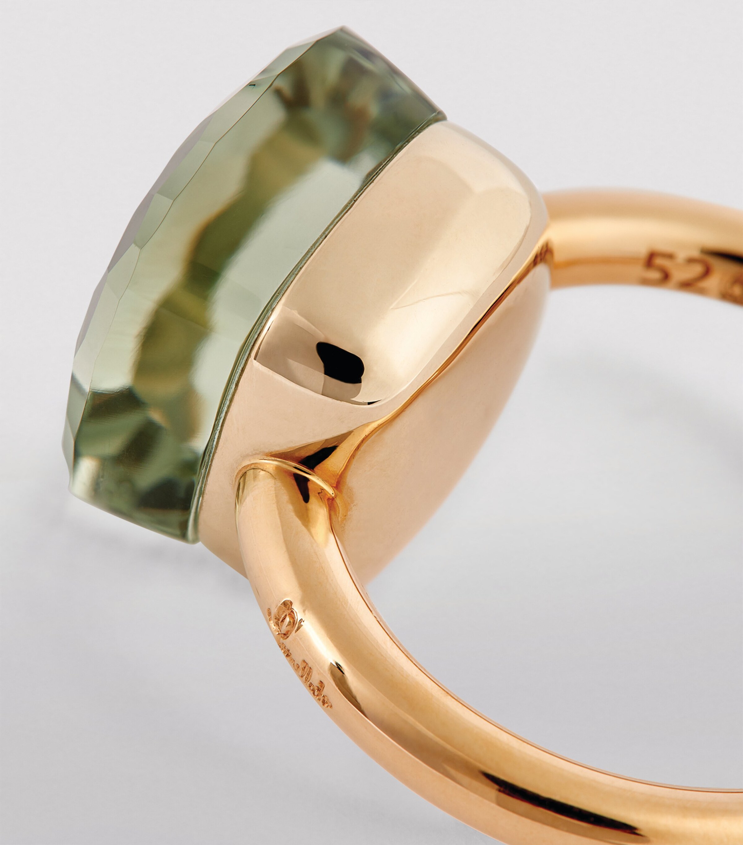 Mixed Gold and Prasiolite Nudo Maxi Ring 000PA Image 6