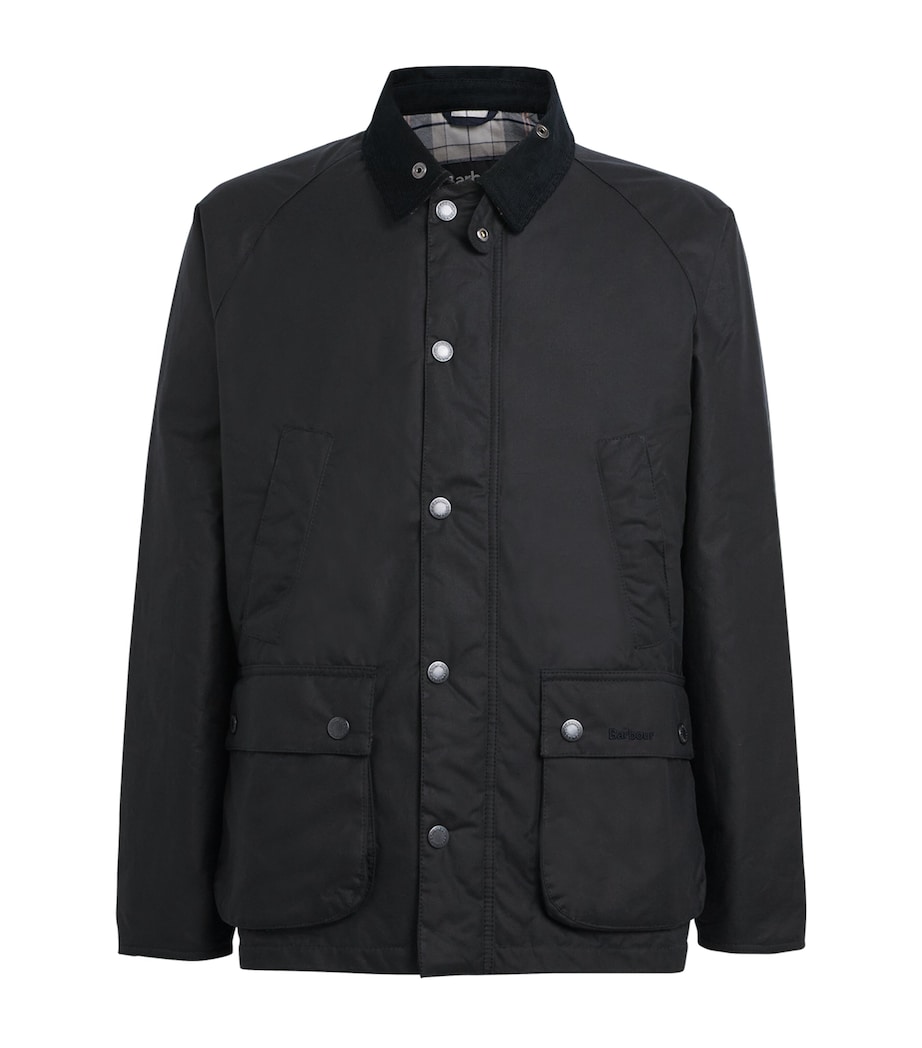 Waxed Ambleside Jacket NAVY/TARTAN TBC Image 1