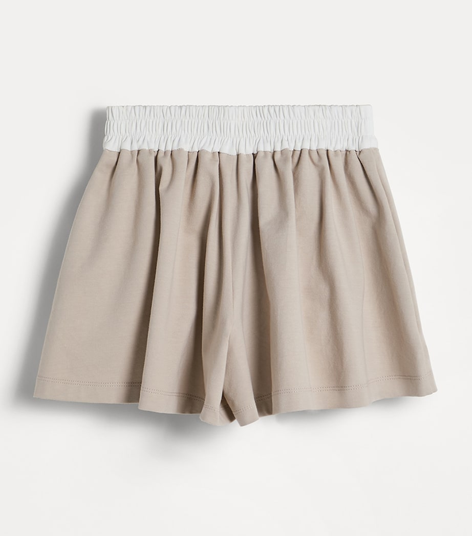Brunello Cucinelli Kids Womens Contrast-Trim Bermuda Shorts (4-6 Years) Image 2