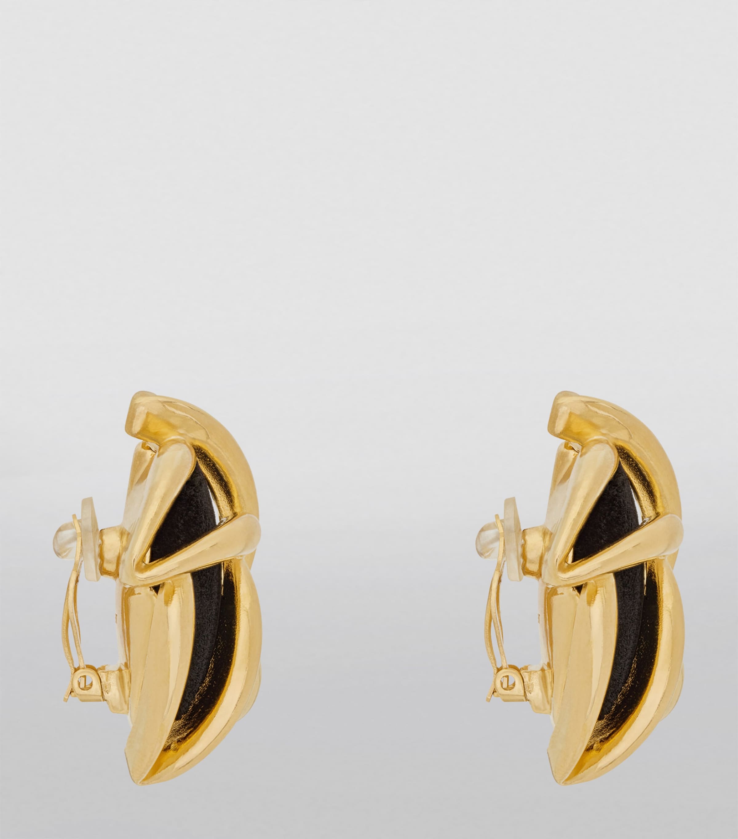 【Saint Laurent】ゴールドトーンのクリップオンイヤリング SAINT LAURENT Gold-tone clip earrings | NET-A-PORTER