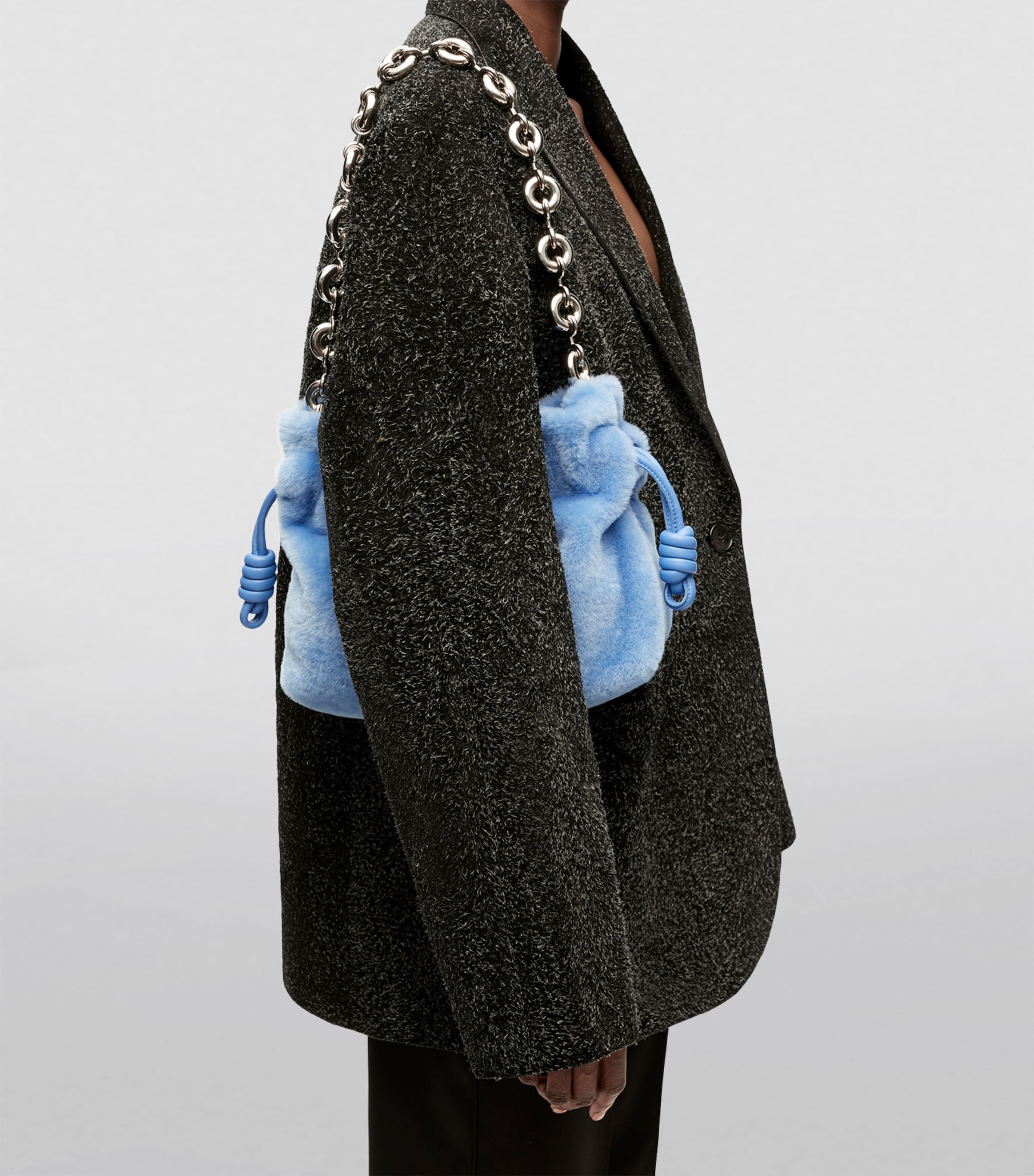 Donut Chain Bag Strap SILVER Image 3