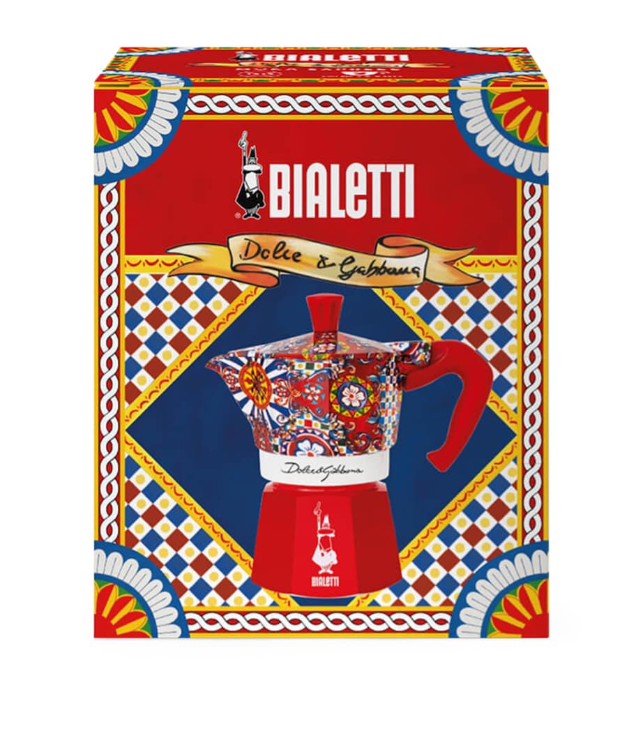 Bialetti x Dolce & Gabbana Moka Express 3-Cup Coffee Maker Multicoloured Image 3