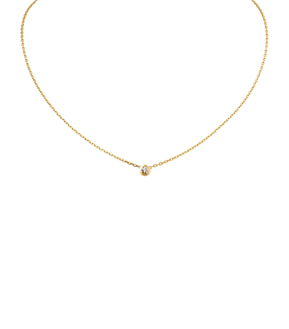 Cartier Yellow Gold and Diamond Cartier d'Amour Necklace Yellow Gold Image 4