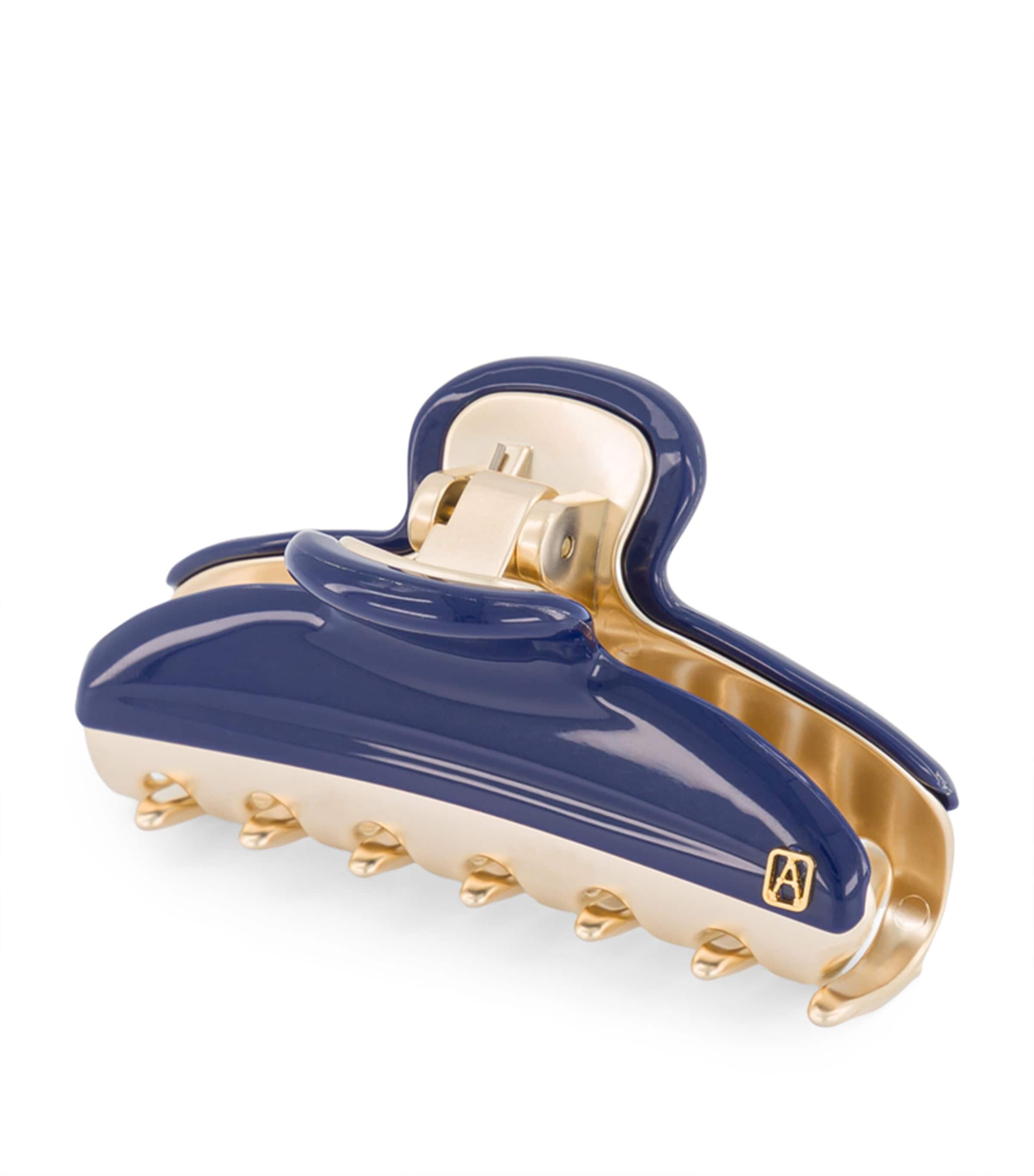 Gold-Plated Claw Hair Clip M5- MARINE/OR Image 2