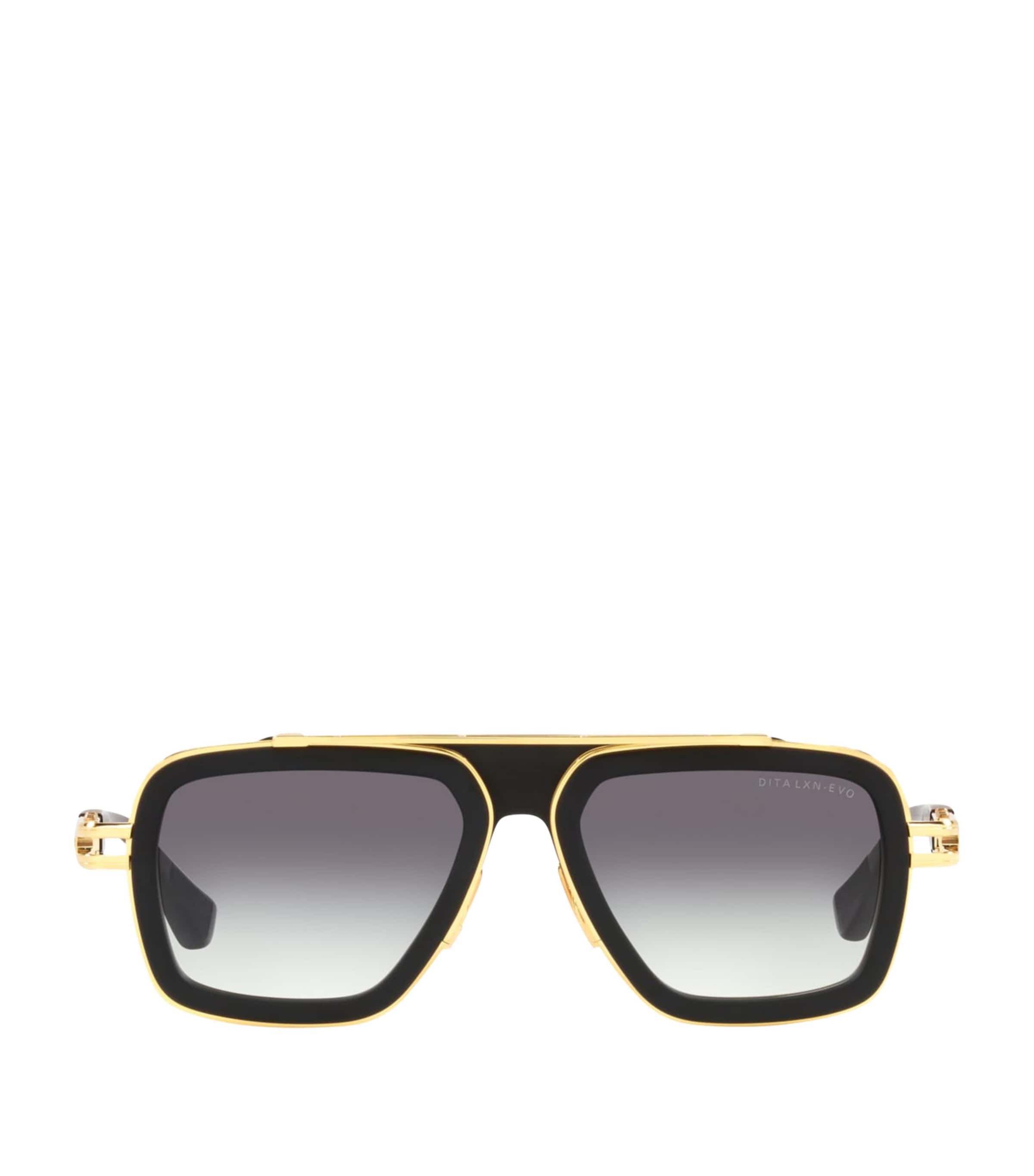 DITA LXN Evo Rectangle Sunglasses Black Image 1