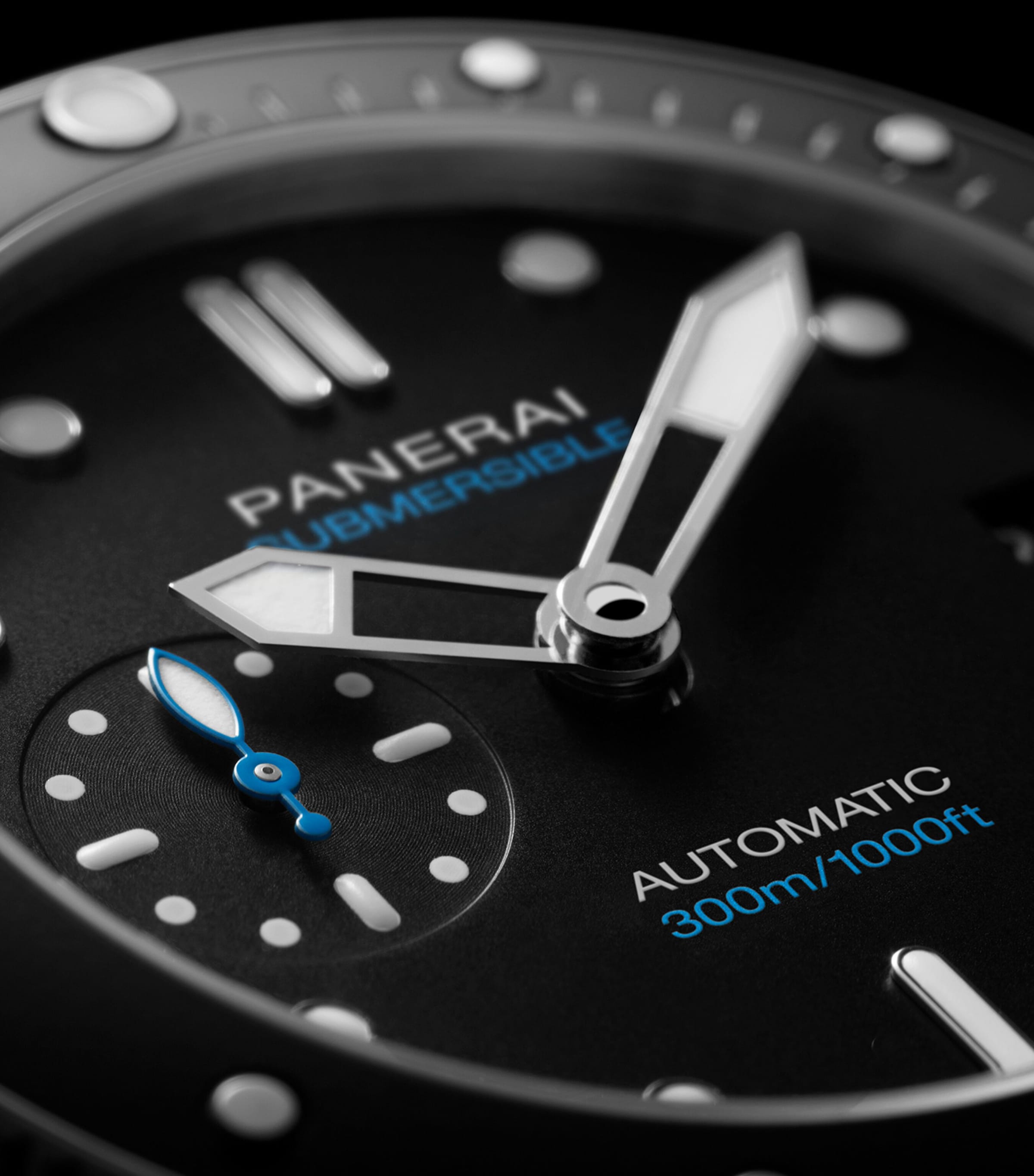 Panerai Stainless Steel Submersible Watch 42mm Black Image 3