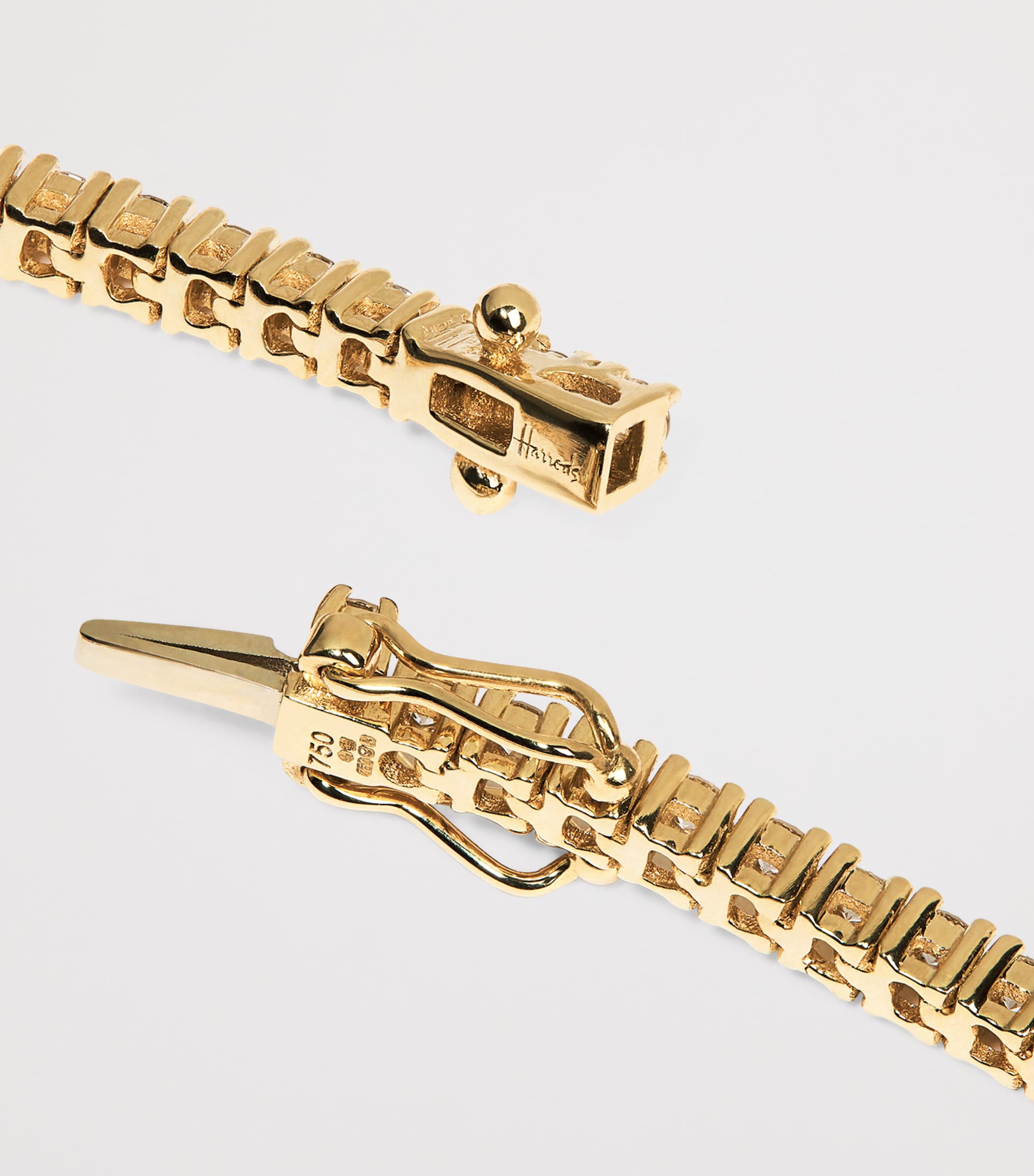 Yellow Gold and Diamond Tennis Bracelet (2.00ct) YELLOW GOLD Image 4