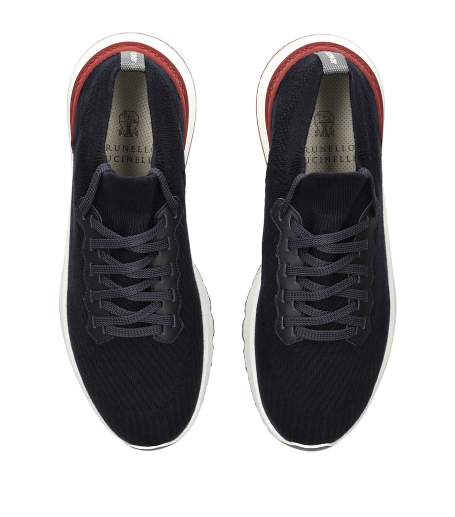 Knitted Sneakers BLUE OTHER Image 4