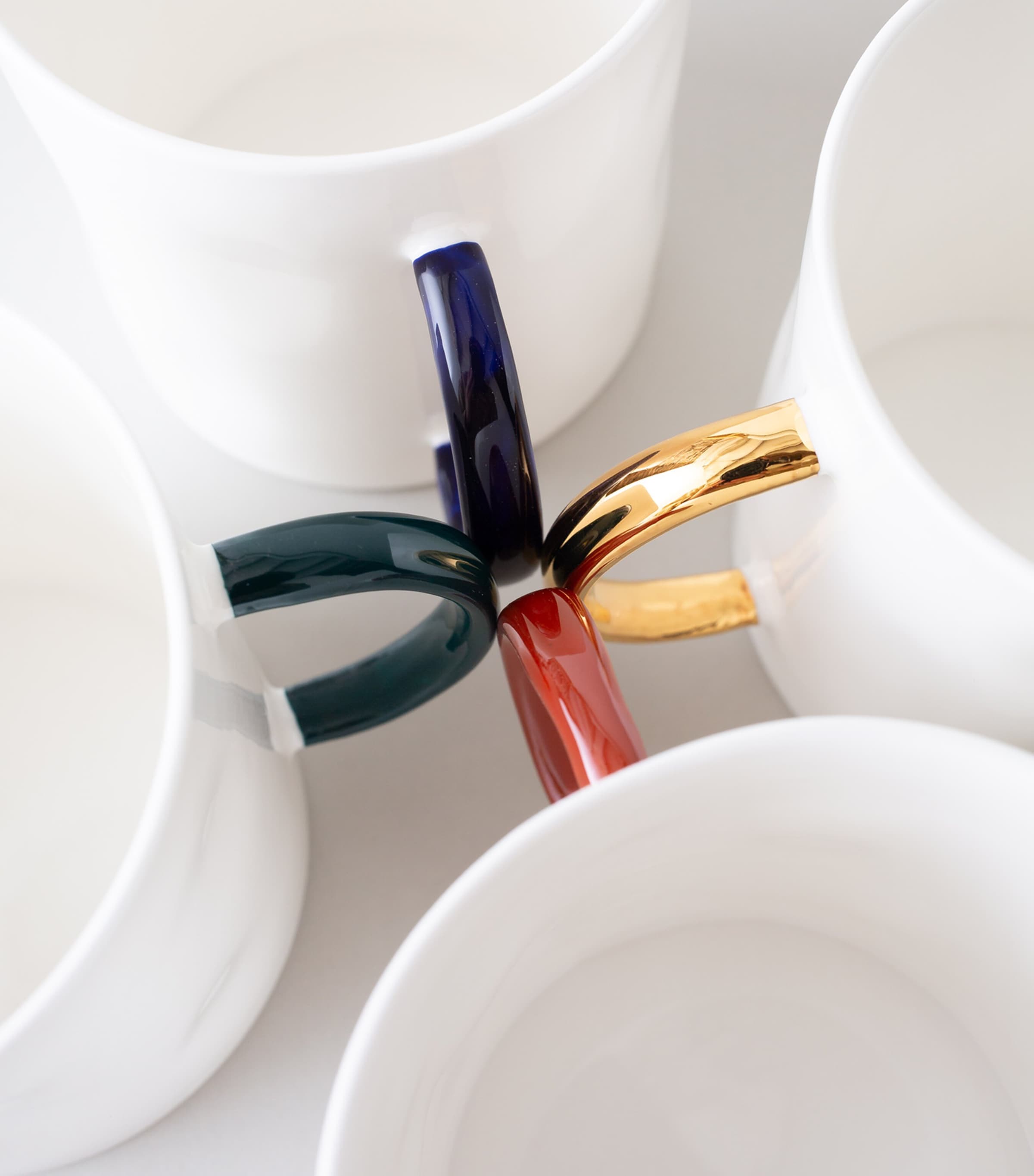FELDSPAR Mixed Tea Mugs (Set of 4) Harrods Mix Image 5