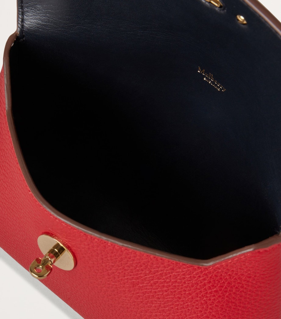 Leather Darley Cosmetic Pouch SCARLET RED Image 4