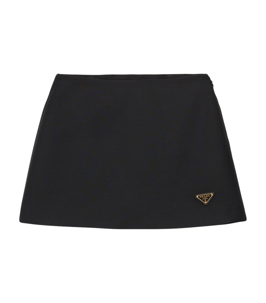 Wool-Silk Mini Skirt F0002 Image 1