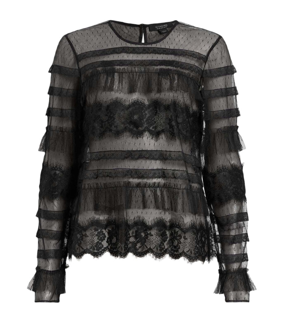 Tulle Arlea Top BLACK Image 1