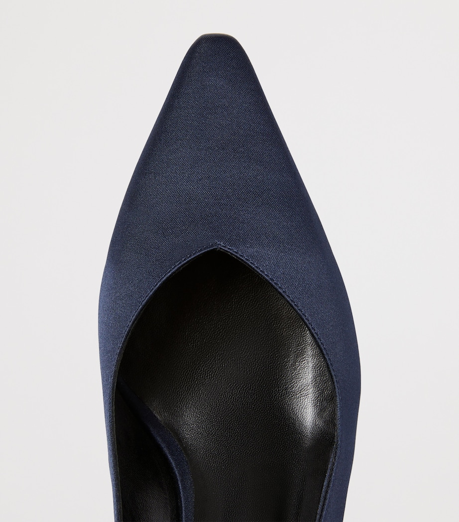 Satin Leningrado Slingback Heels 50 ULTRAMARINE Image 4