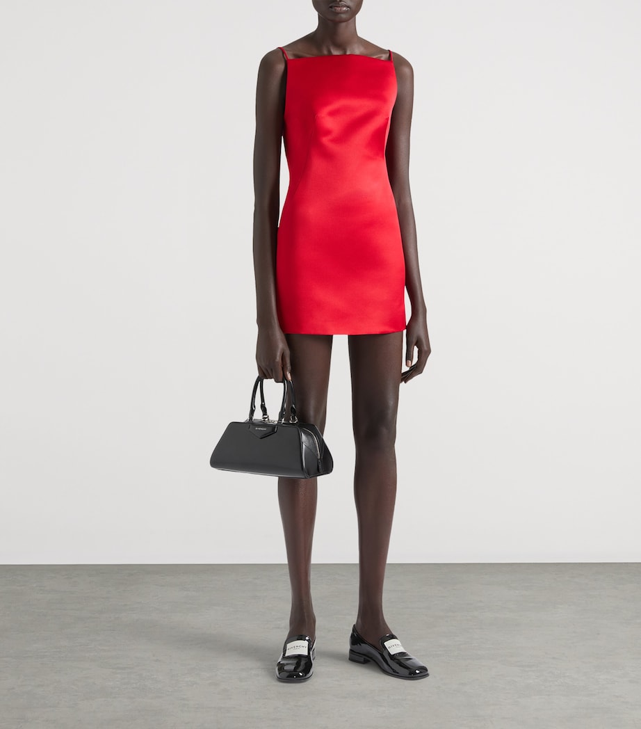 Silk Satin Mini Dress VERMILLON Image 2