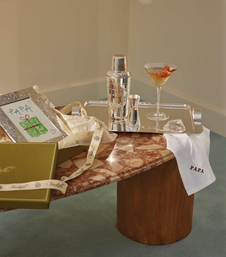 Silver-Plated Graphik Handheld Tray (45cm x 32cm) SILVER Image 2