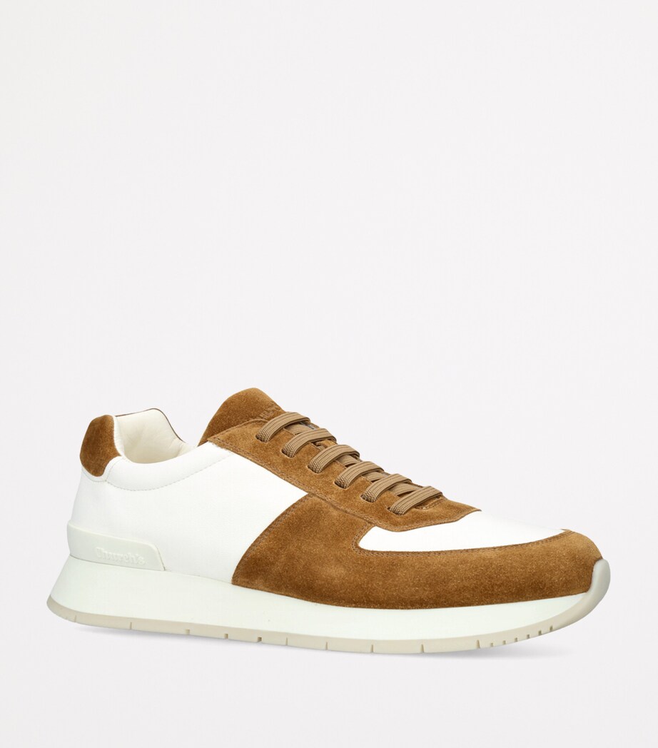 Church's Leather and Suede Livingston Sneakers White/comb Image 3