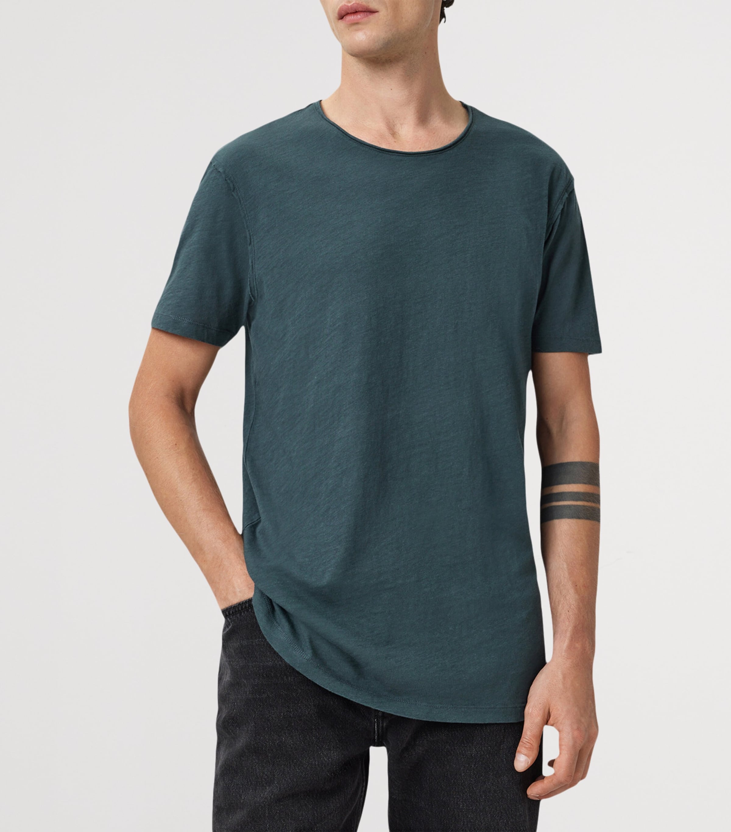 Organic Cotton Figure T-Shirt SUNIL BLUE Image 4