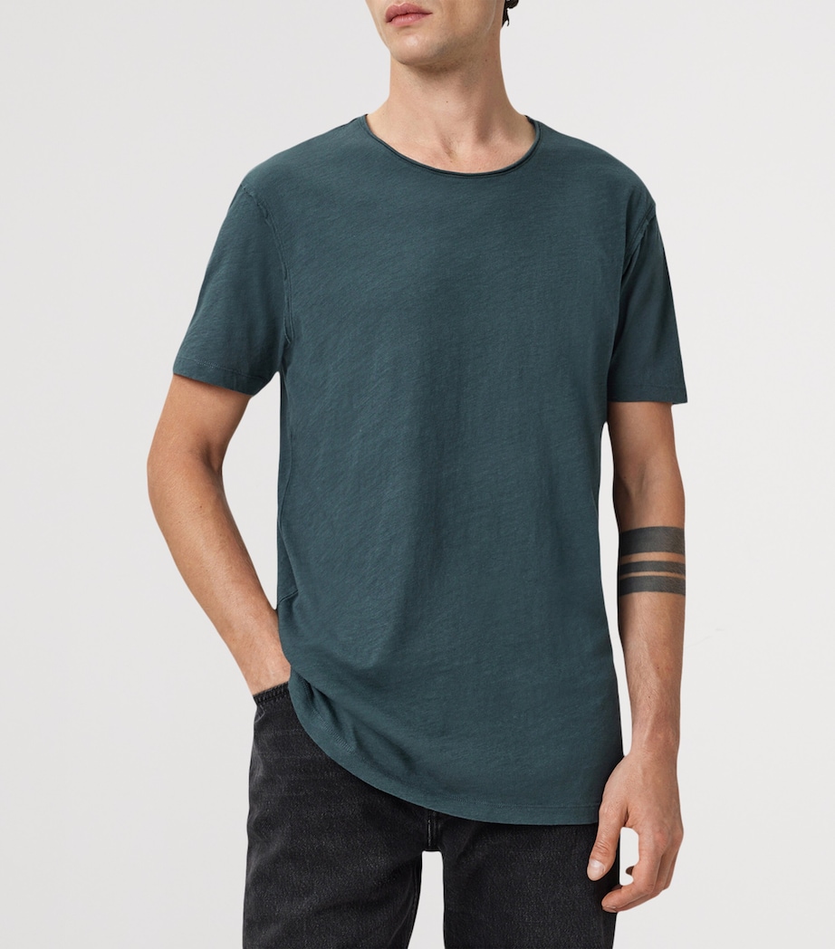 Organic Cotton Figure T-Shirt SUNIL BLUE Image 4