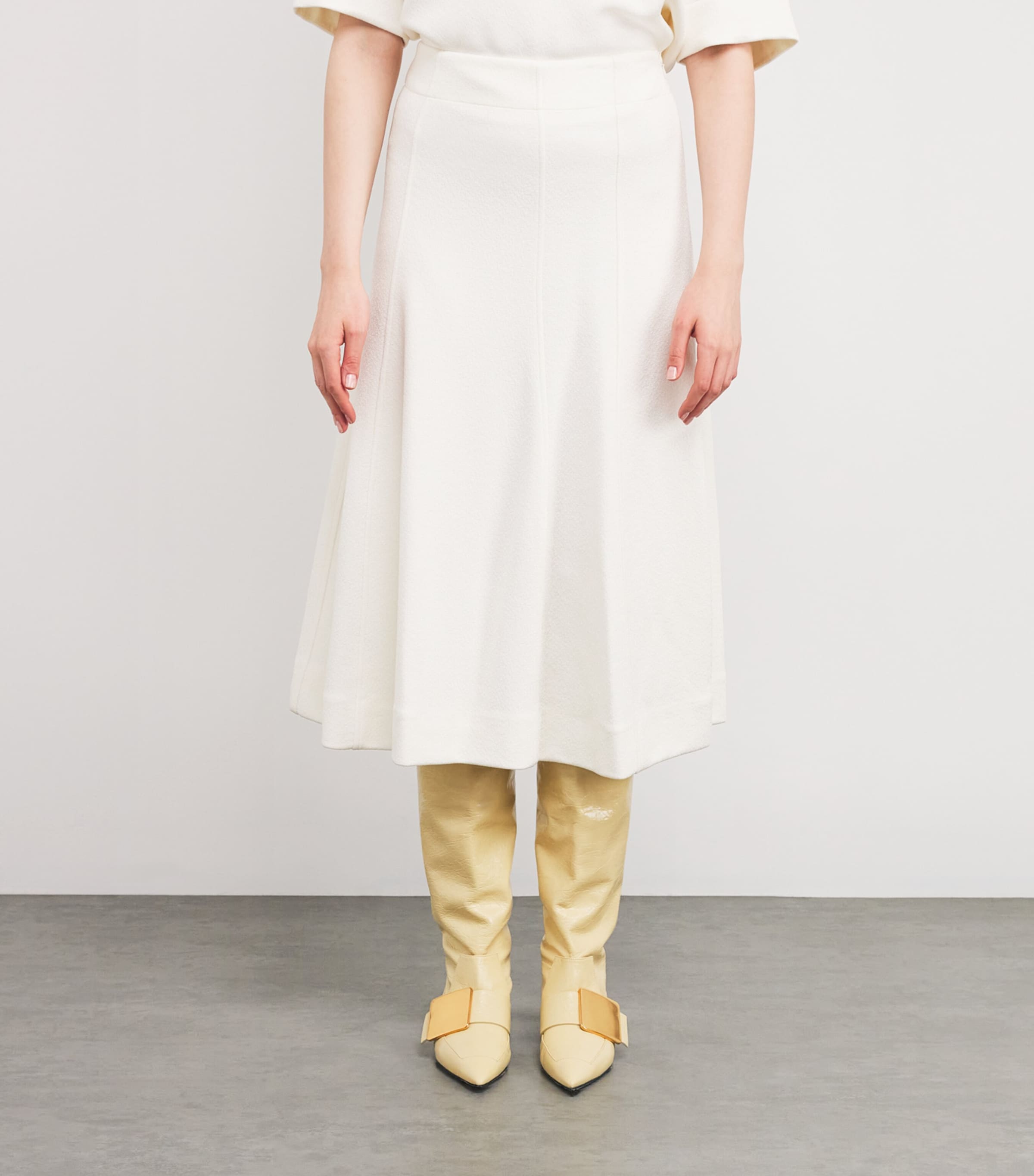 Jil Sander Panelled Midi Skirt | Harrods US