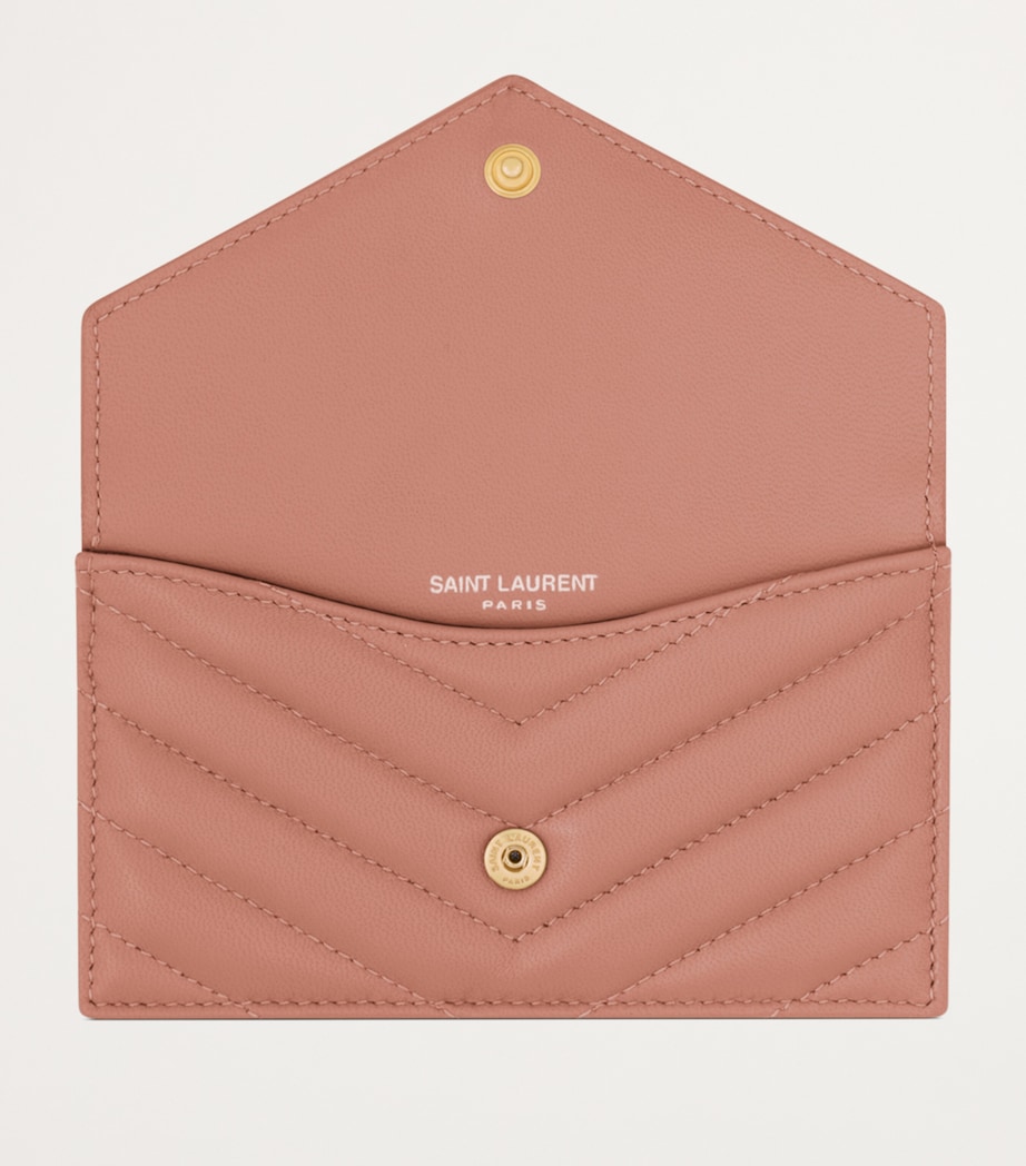 Leather Fragments Flap Card Holder 5922 Image 4