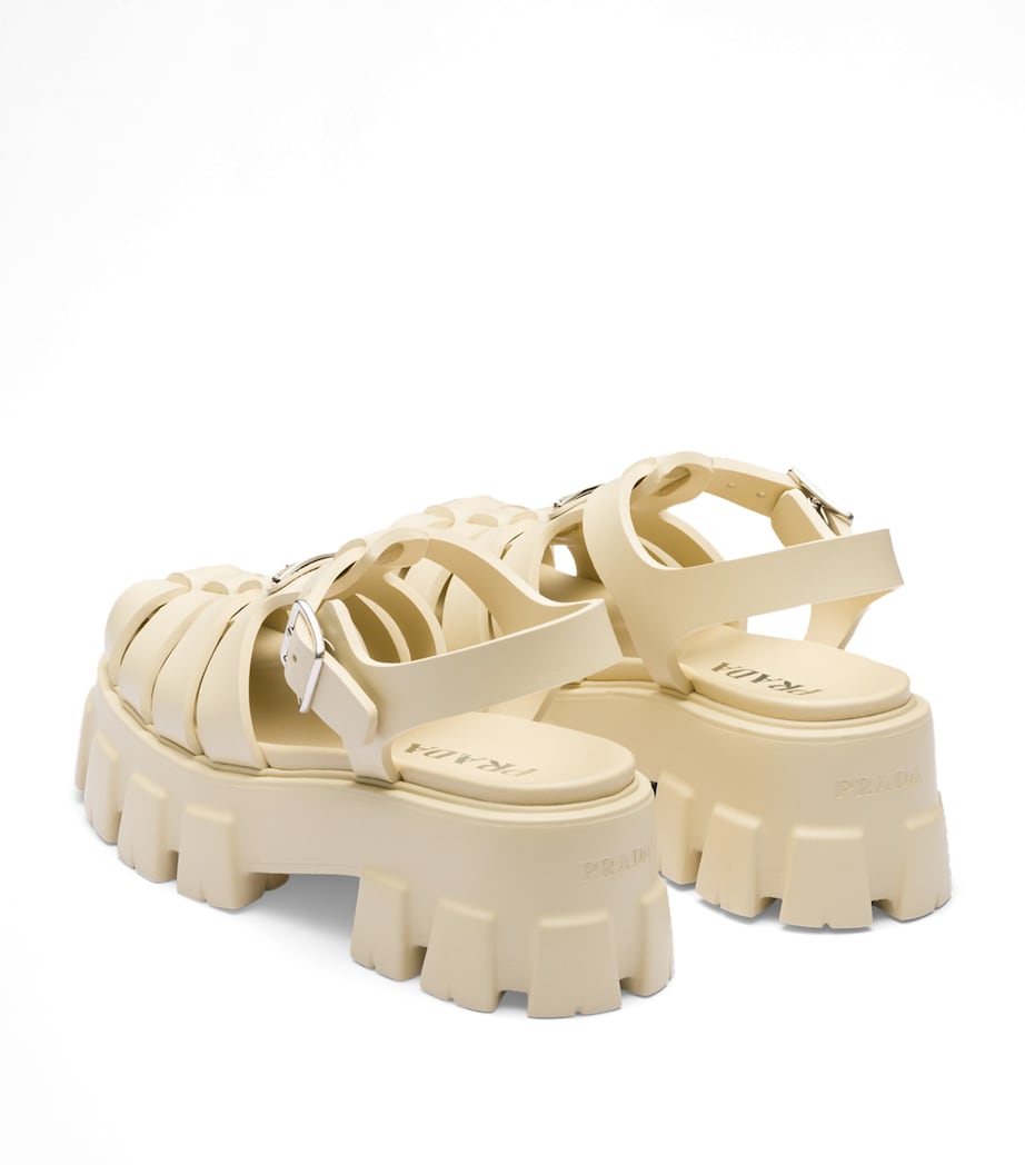 Prada Rubber Platform Sandals 55 Image 4
