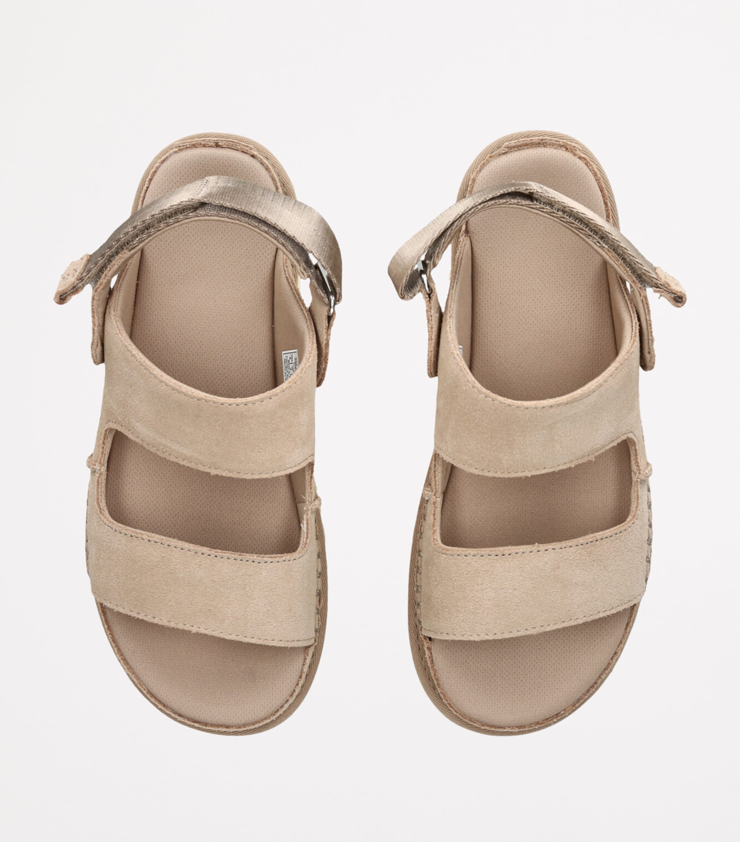 Suede Goldenstar Glide Sandals 25 SAND Image 4