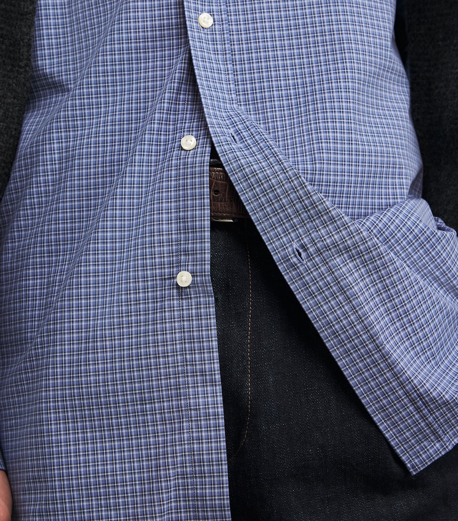 Cotton Poplin Check Shirt BLUE MULTI Image 6